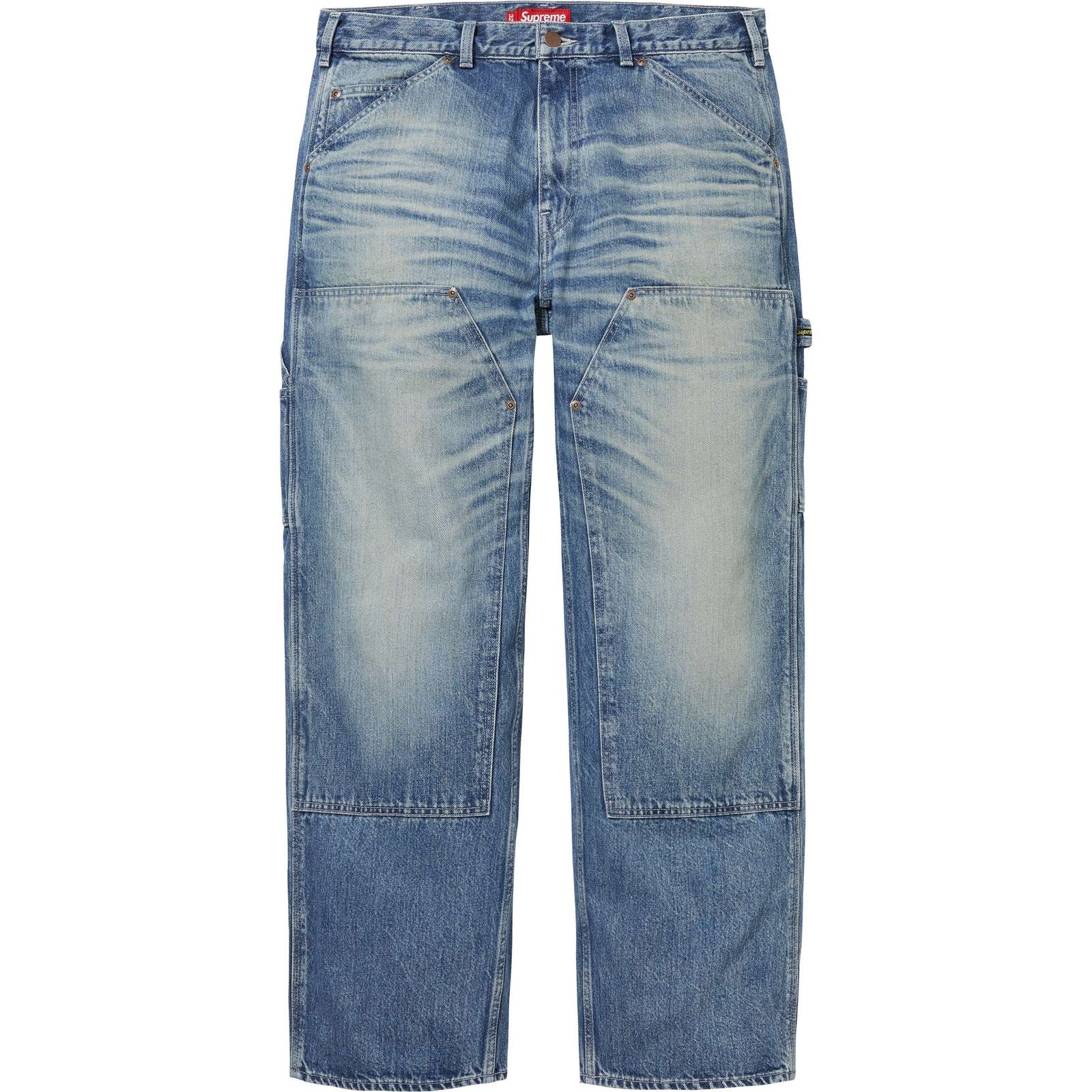 Worn Double Knee Denim Painter Jean