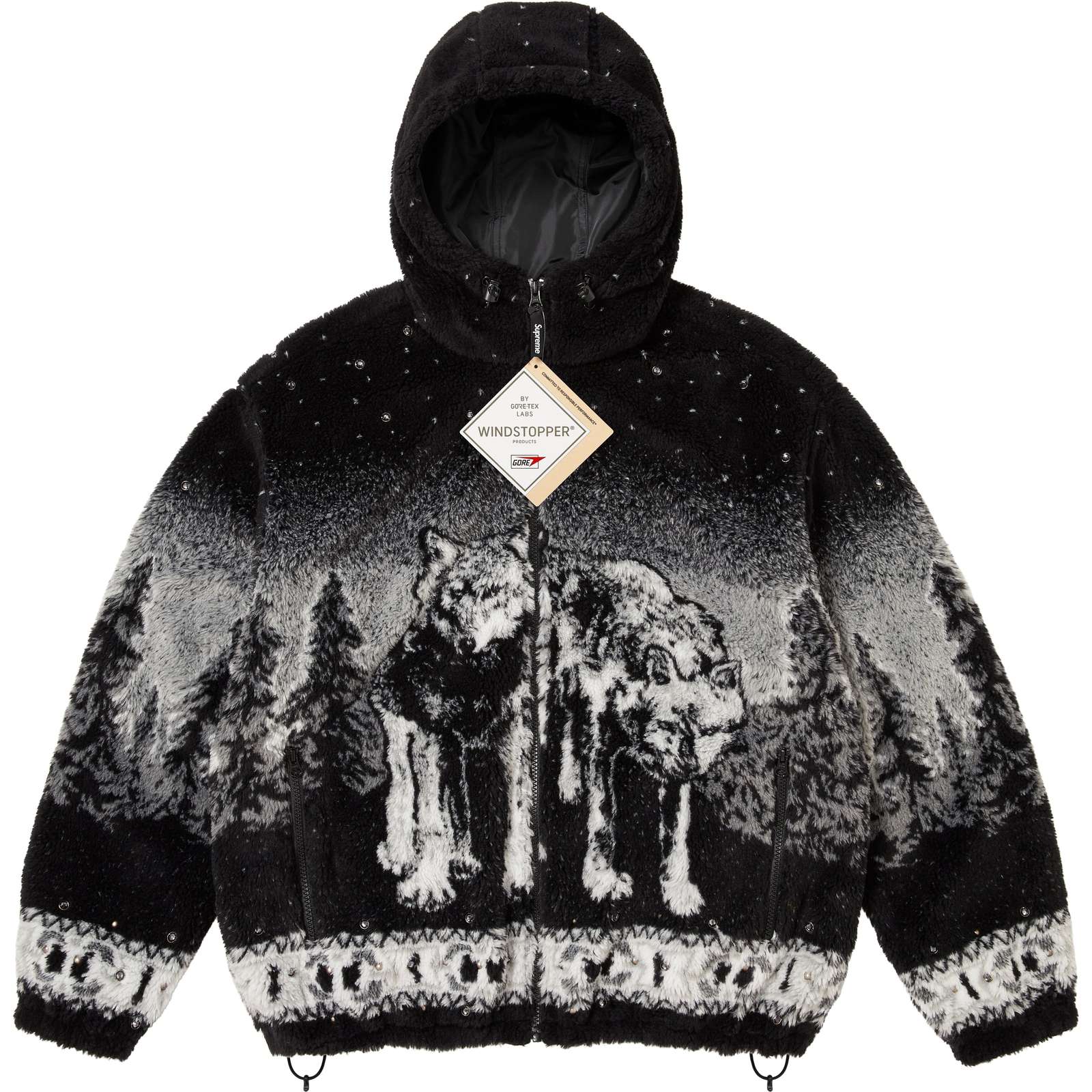 Supreme®/b.b. Simon Reversible Hooded Fleece Jacket