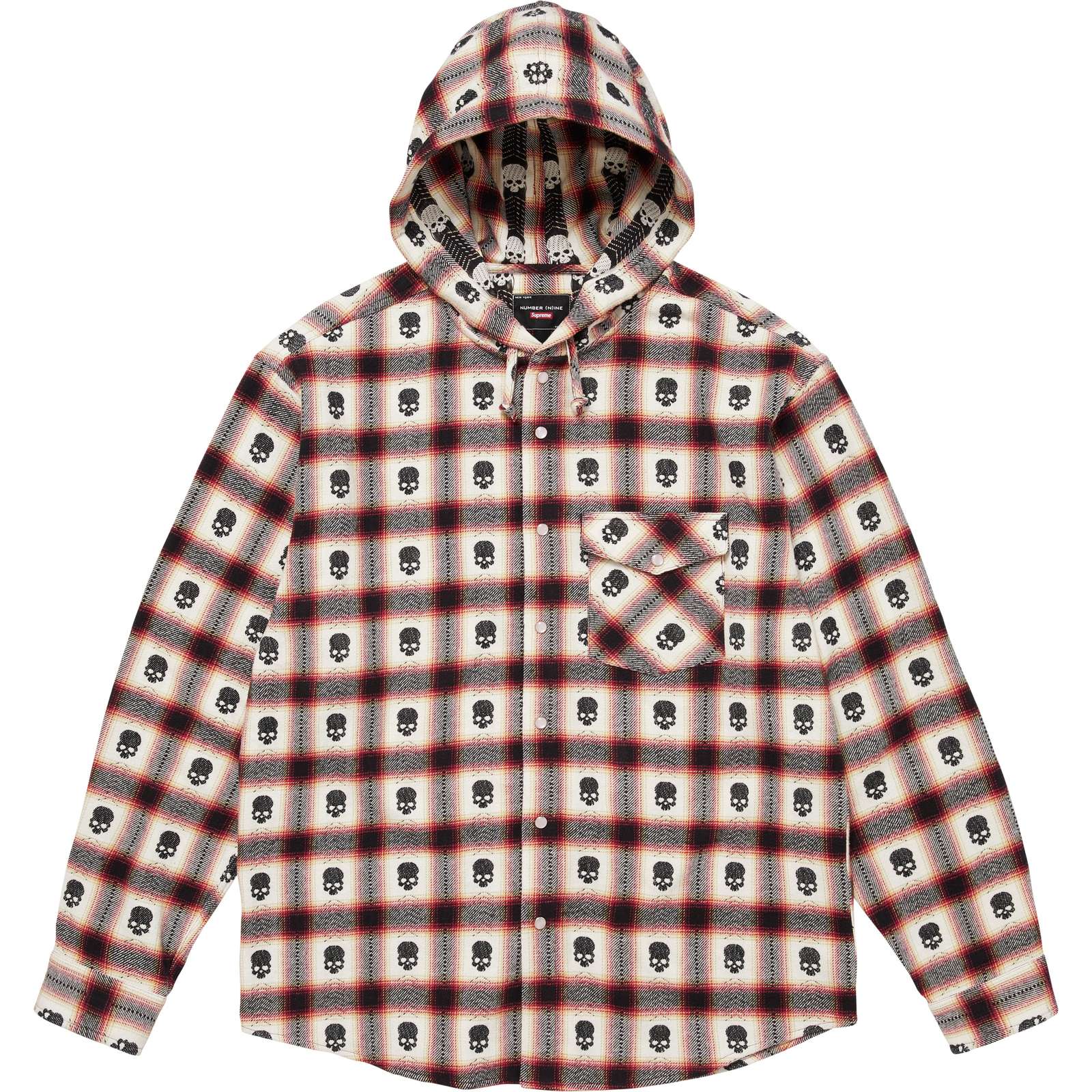 Supreme®/Number (N)ine® Hooded Flannel Shirt