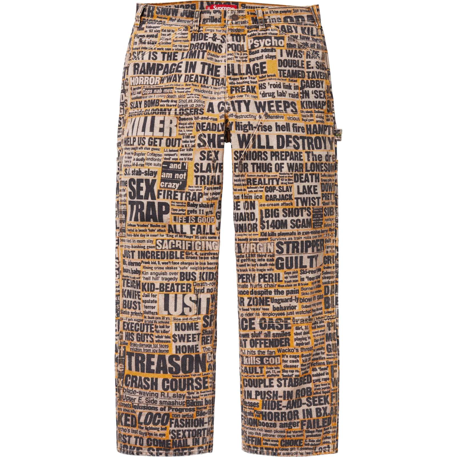 Supreme/Dash Snow Double Knee Painter Pant