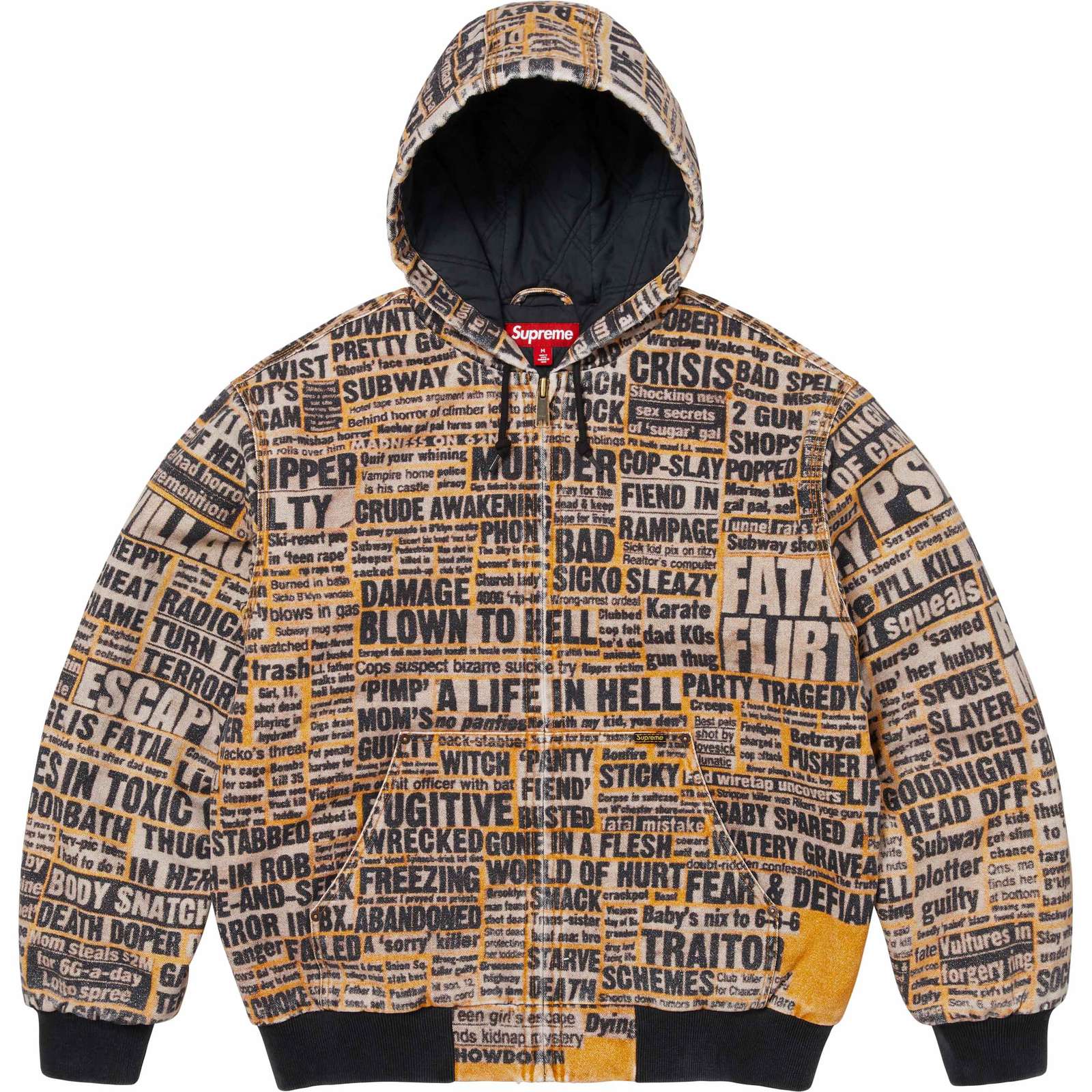 Supreme/Dash Snow Hooded Work Jacket