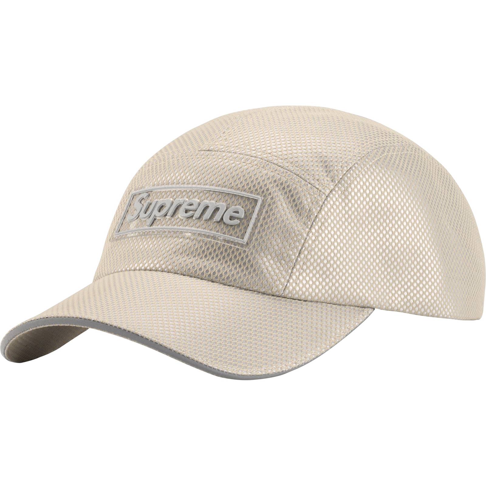 Metallic Mesh Camp Cap