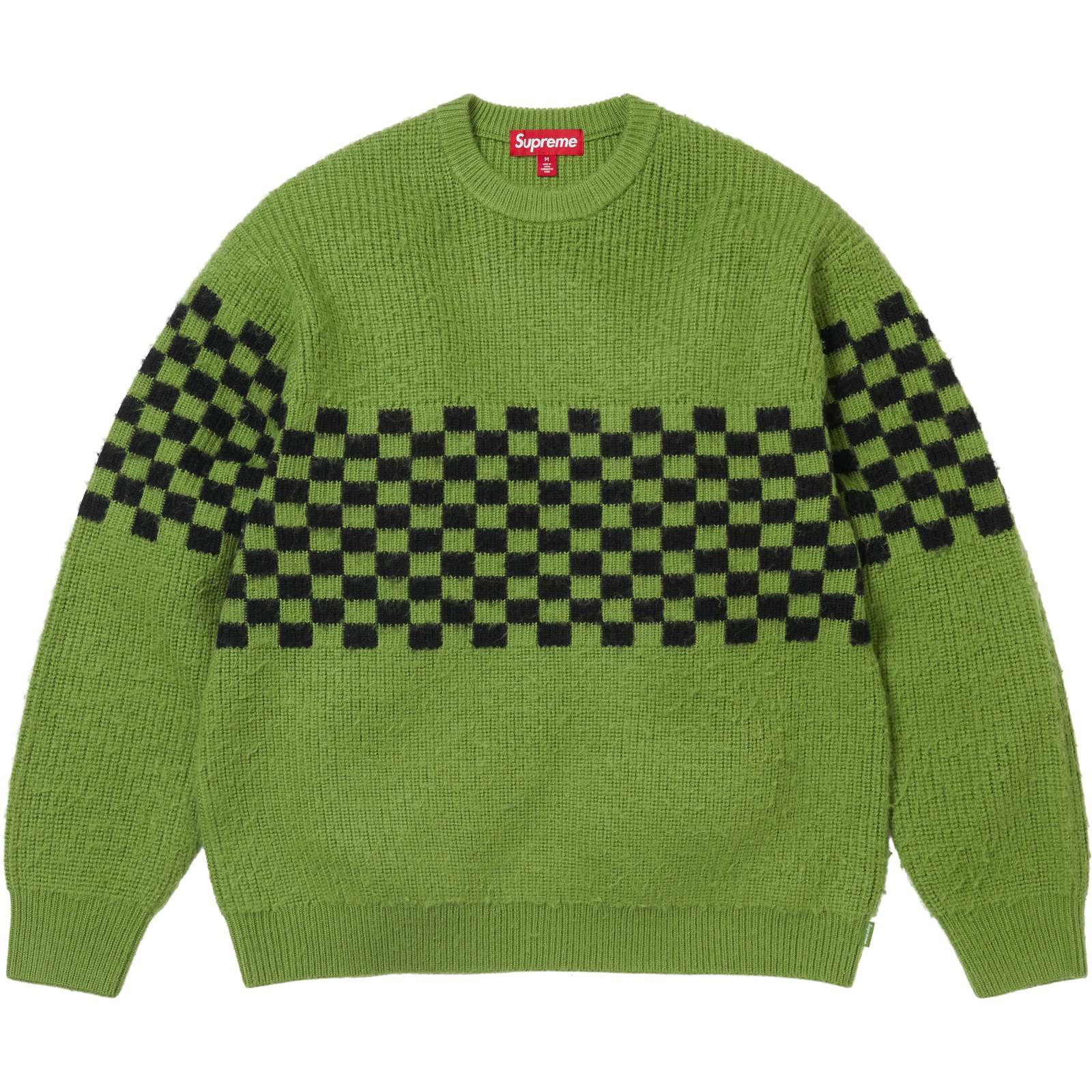 Checkerboard Pilled Sweater