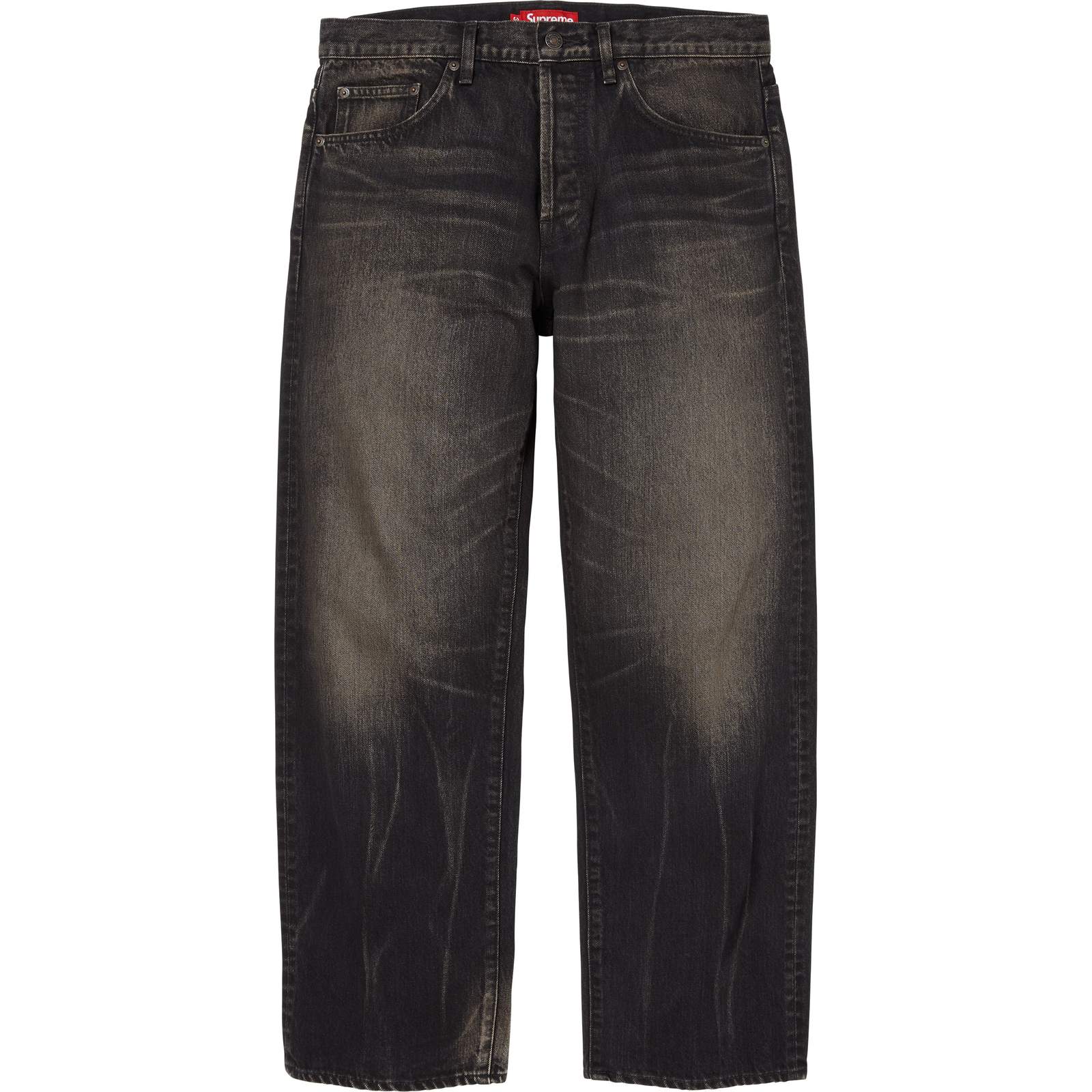 Distressed Loose Fit Selvedge Jean