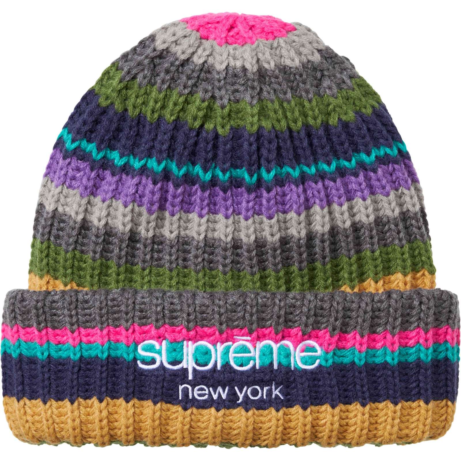 Classic Logo Chunky Ribbed Beanie