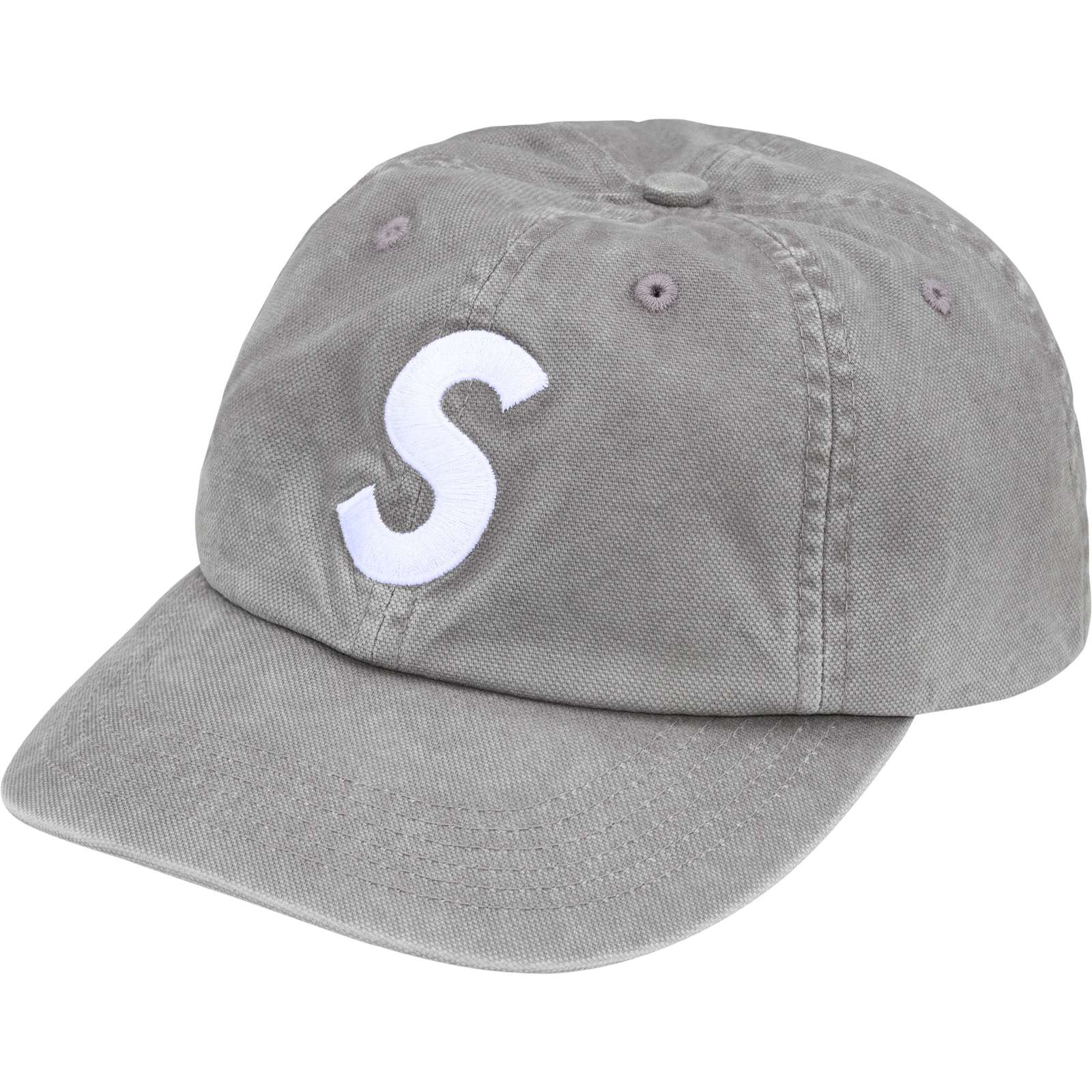 Washed Canvas S Logo 6-Panel