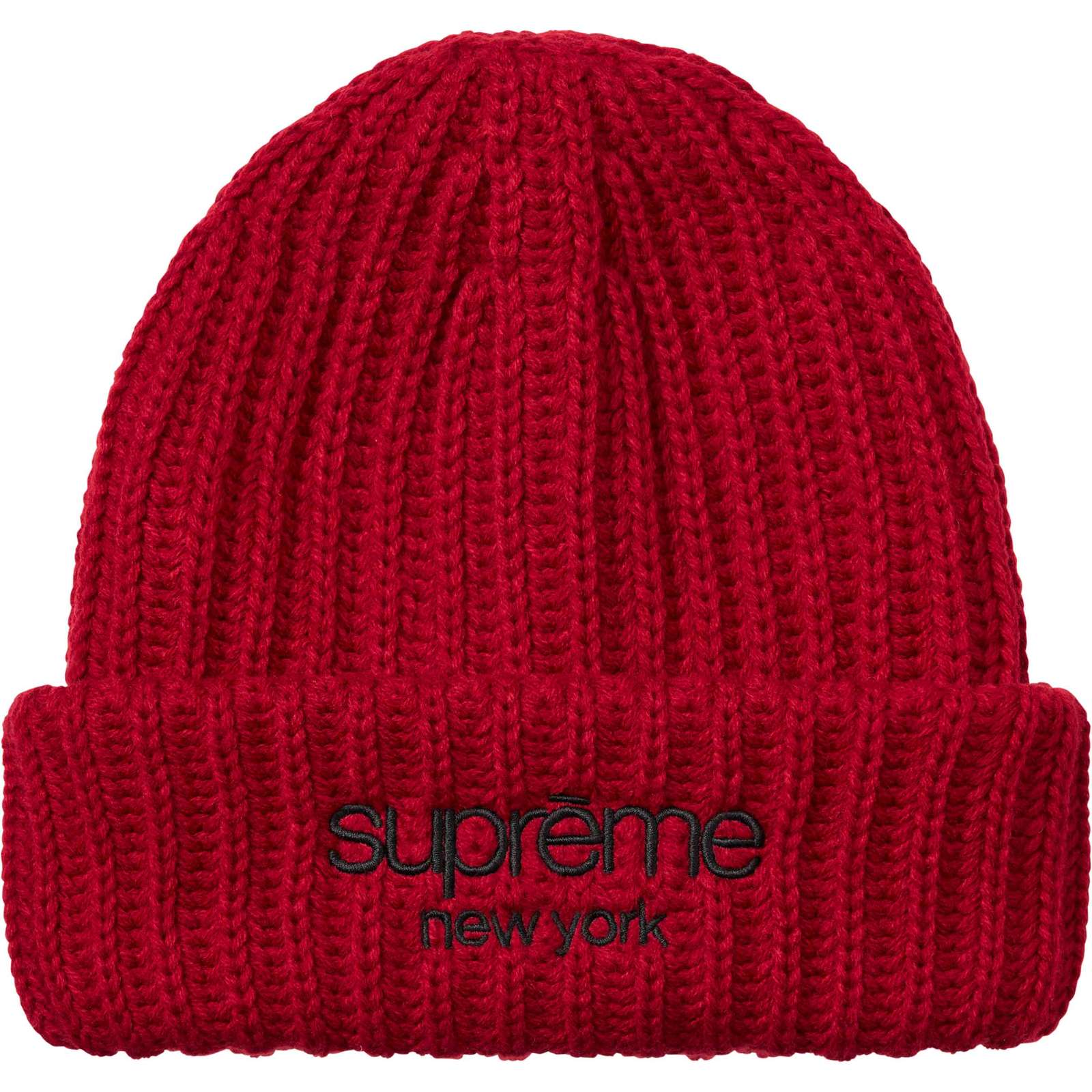 Classic Logo Chunky Ribbed Beanie