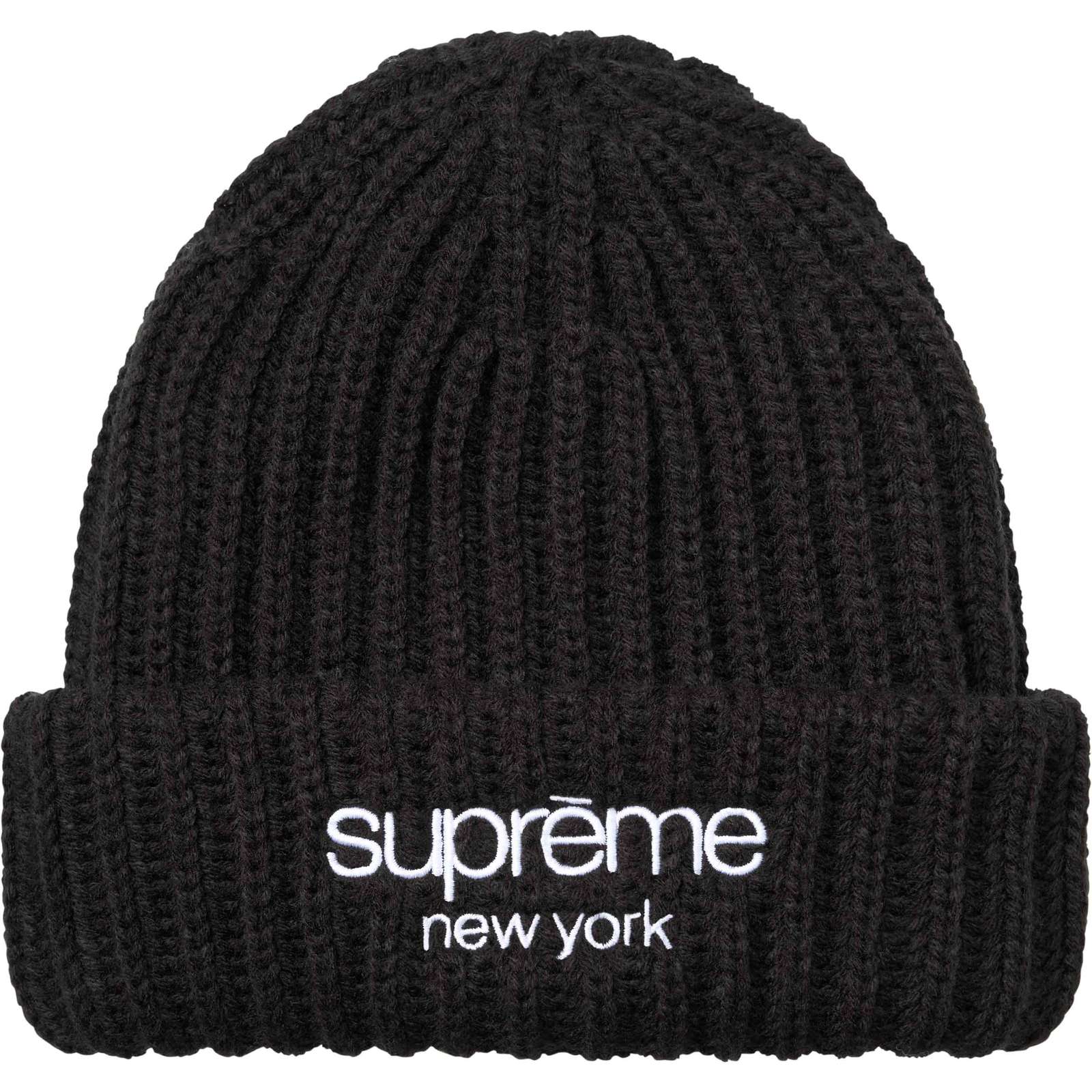 Classic Logo Chunky Ribbed Beanie