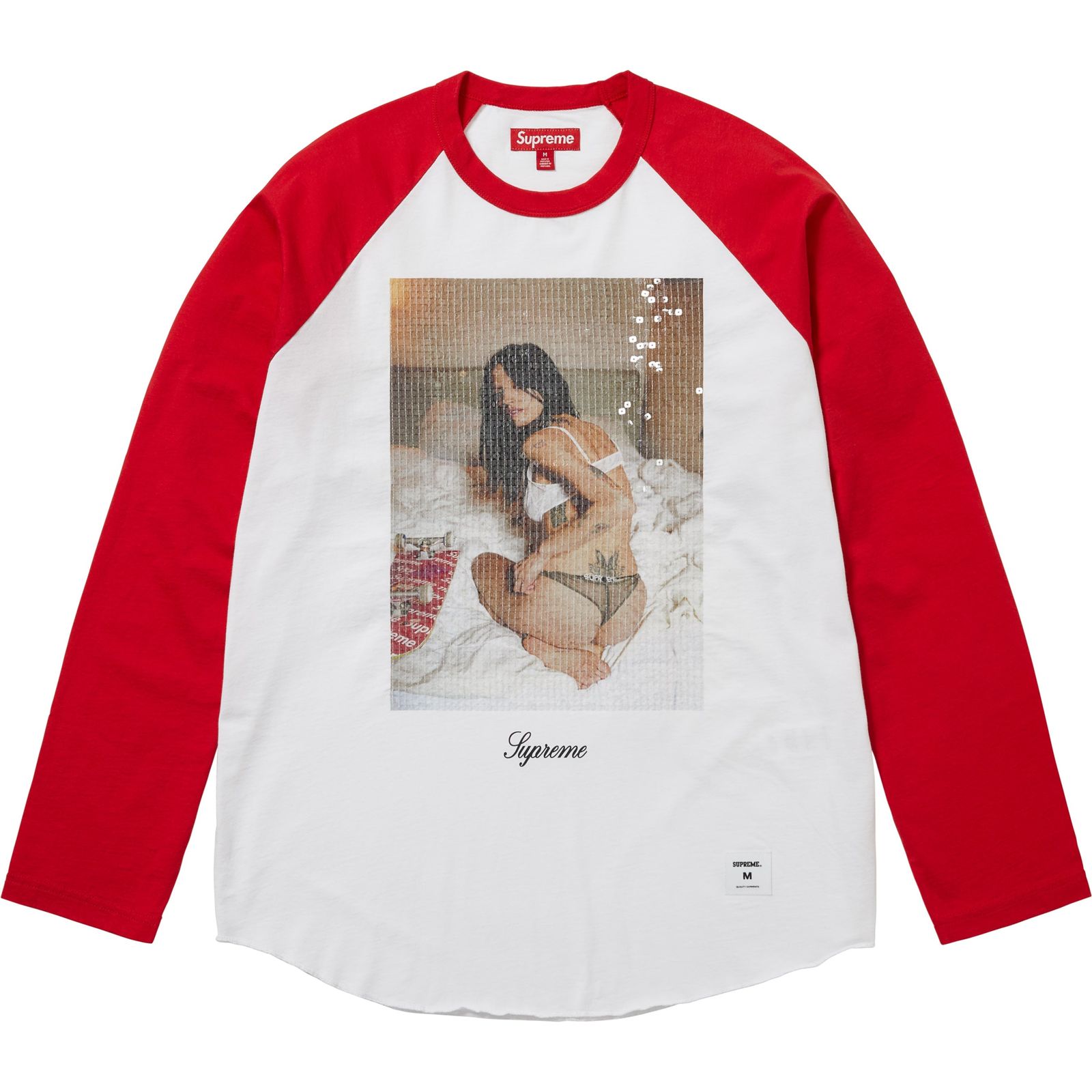 Supreme/Larry Clark Sequin Raglan L/S Top
