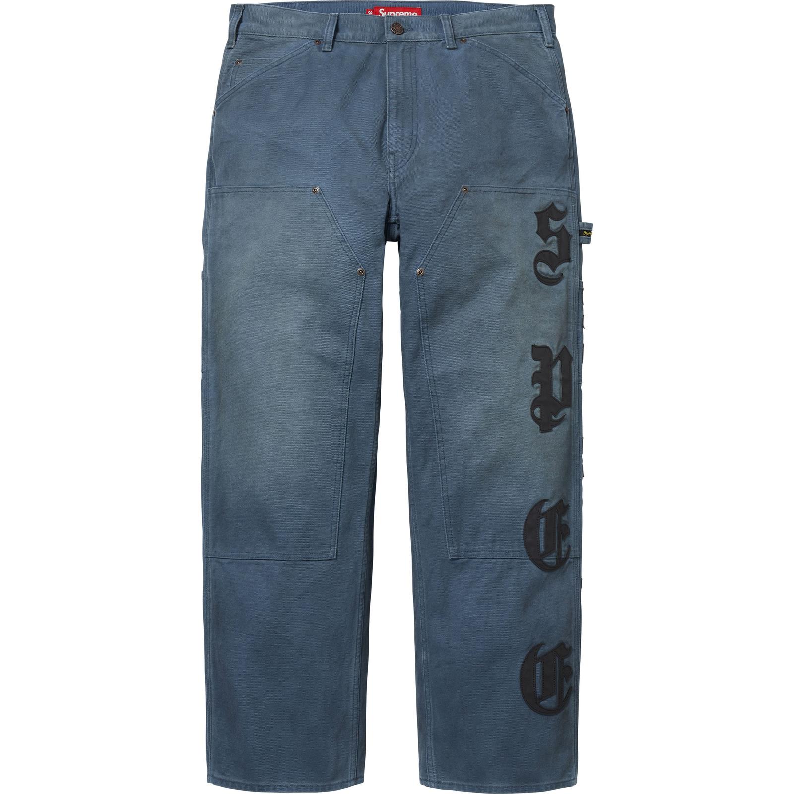Leather Appliqué Double Knee Painter Pant