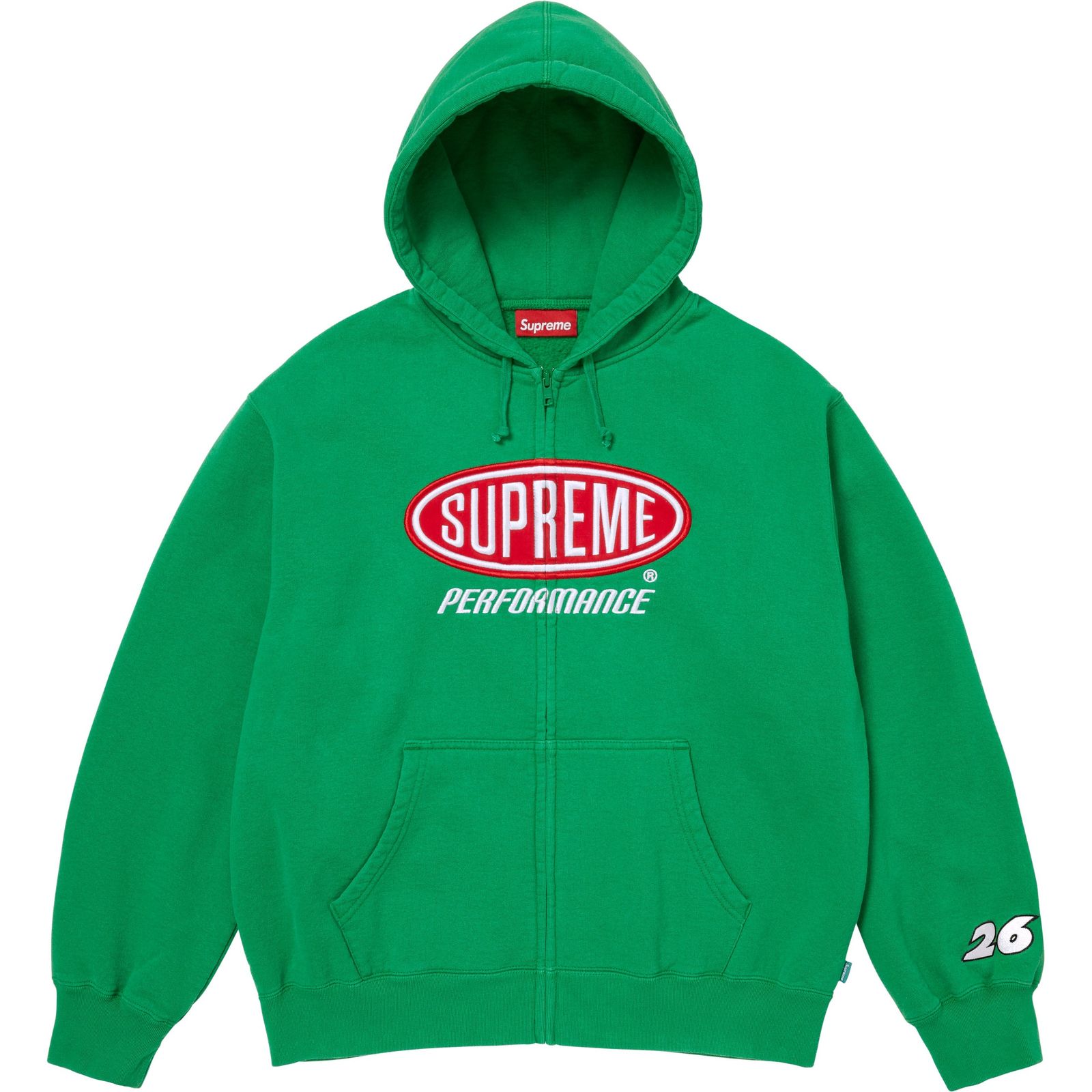 Performance Zip Up Hooded Sweatshirt