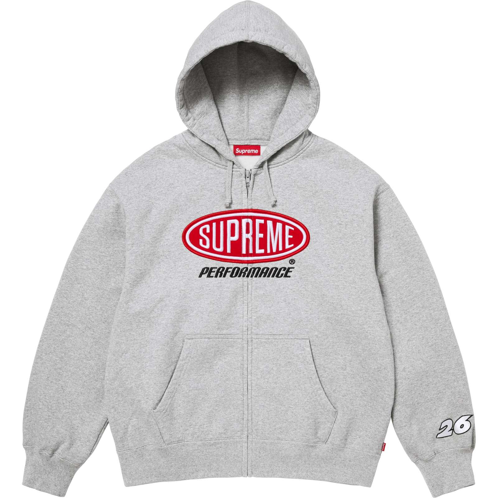 Performance Zip Up Hooded Sweatshirt