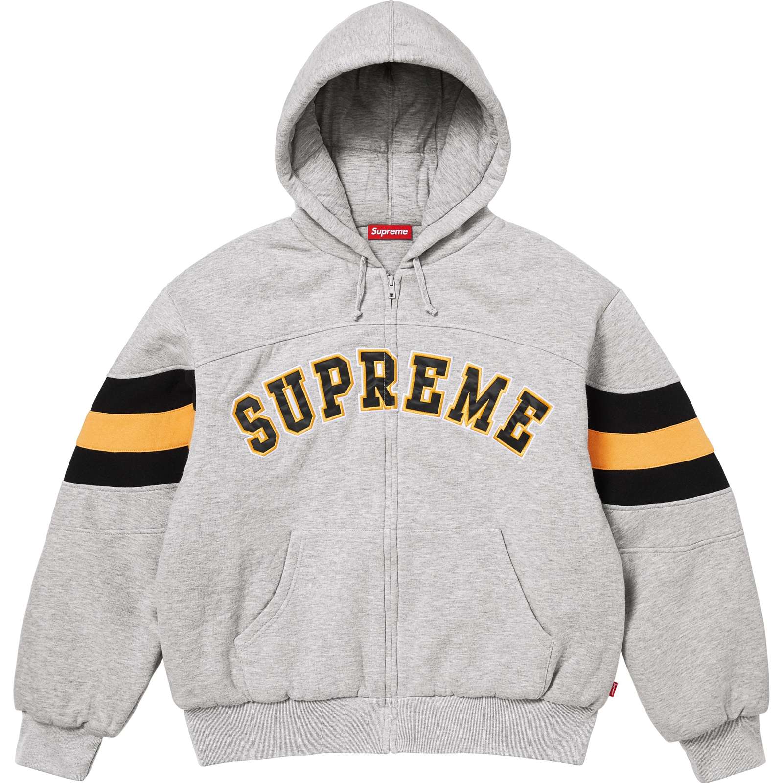 Filled Zip Up Hooded Sweatshirt