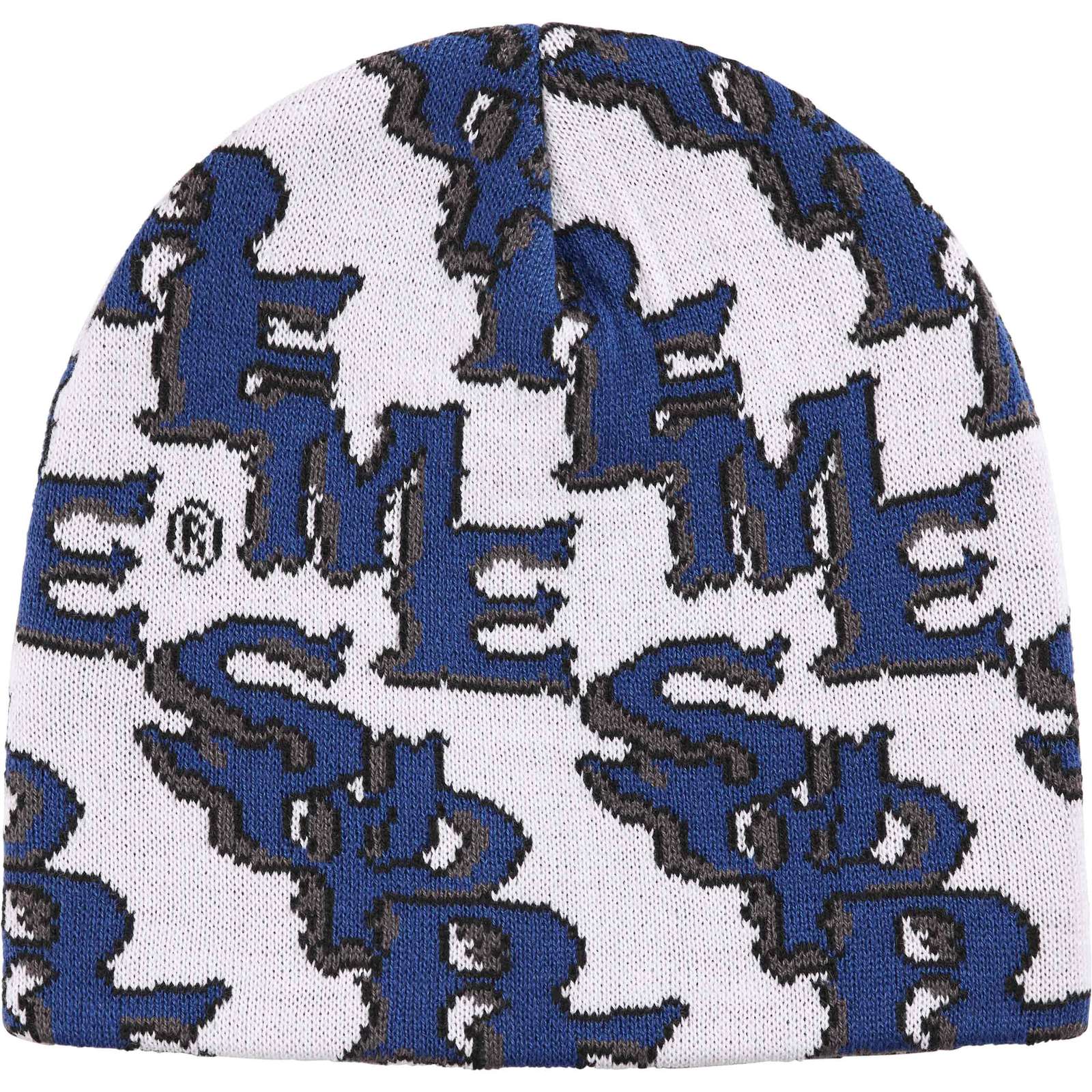 Slanted Gothic Outline Beanie
