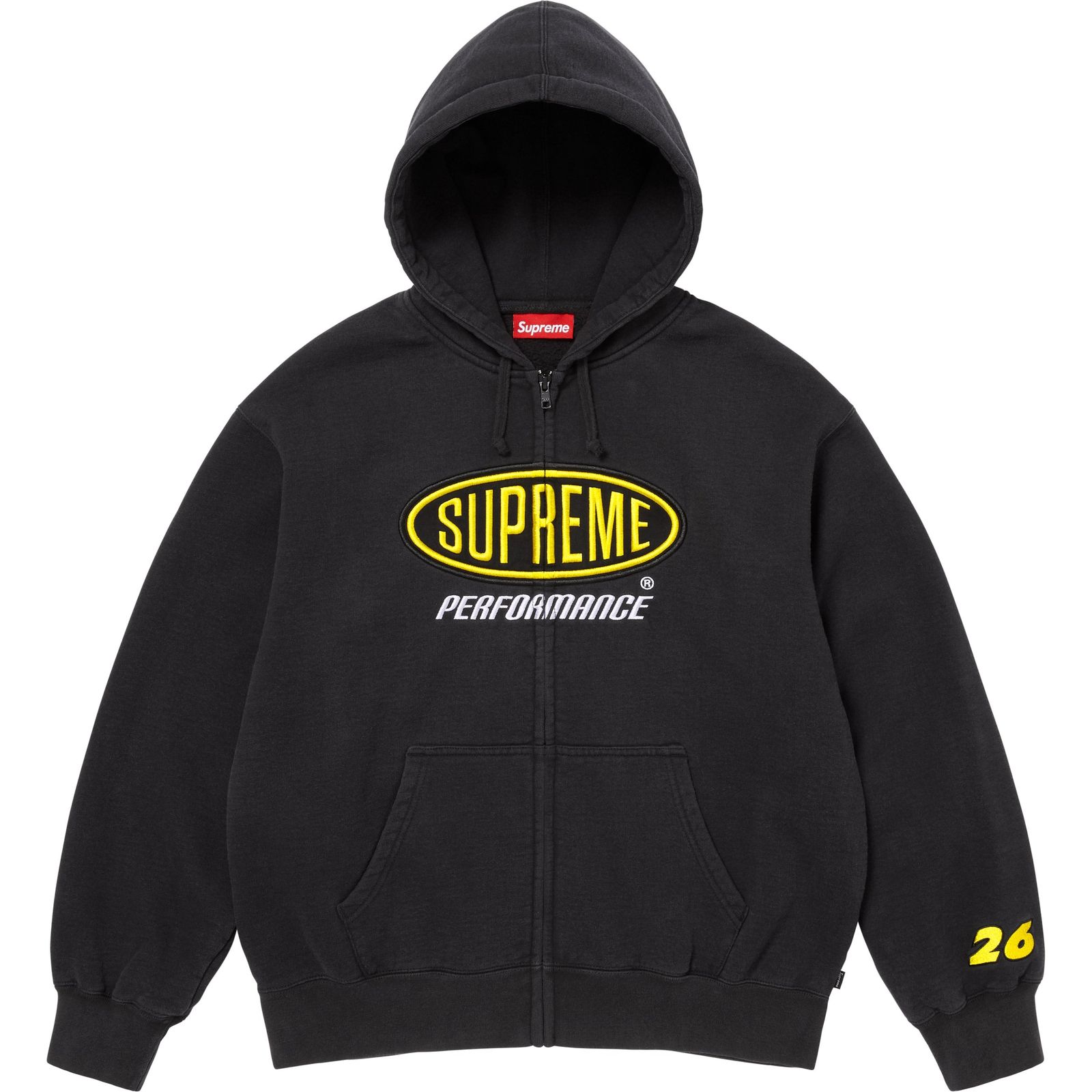Performance Zip Up Hooded Sweatshirt