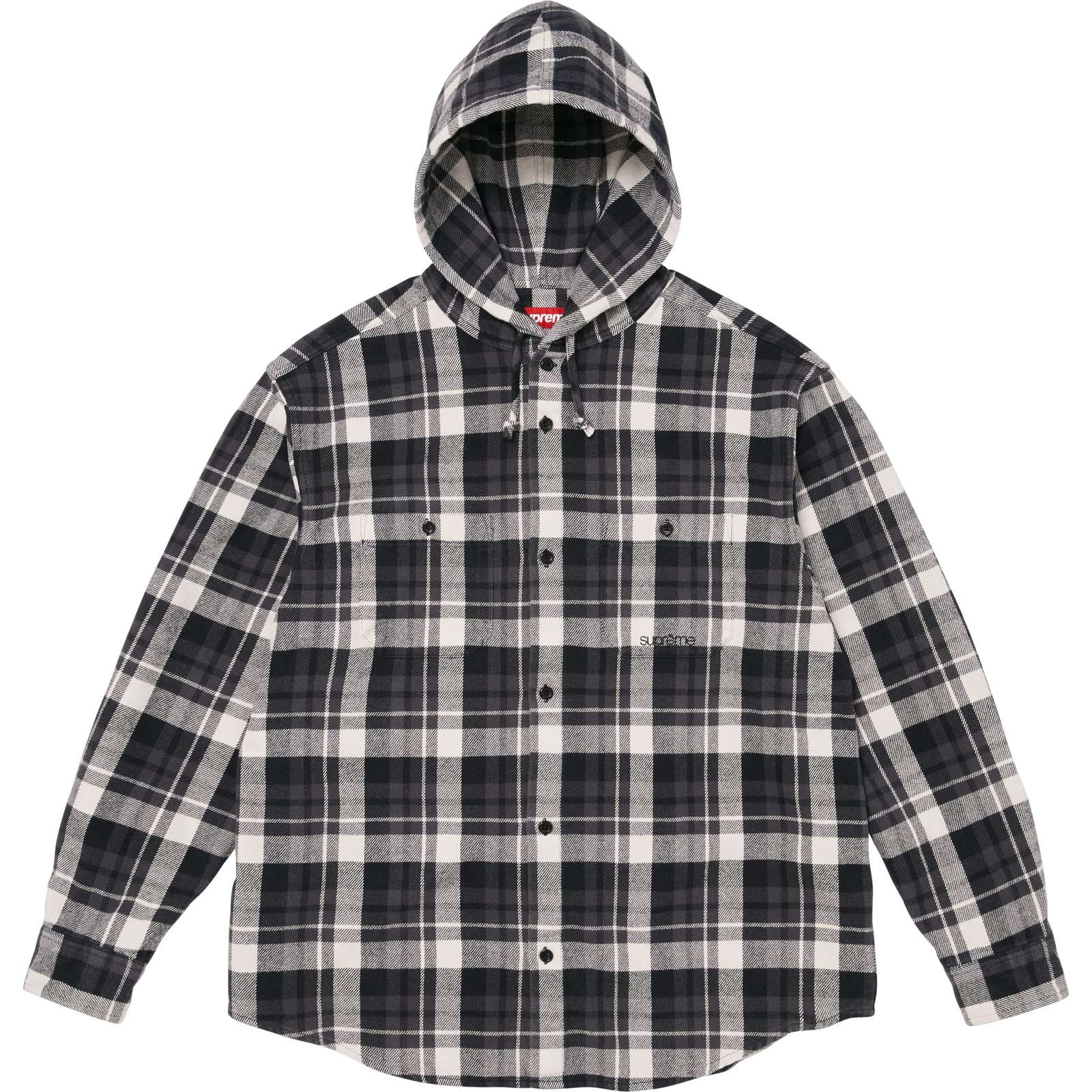 Hooded Flannel Shirt