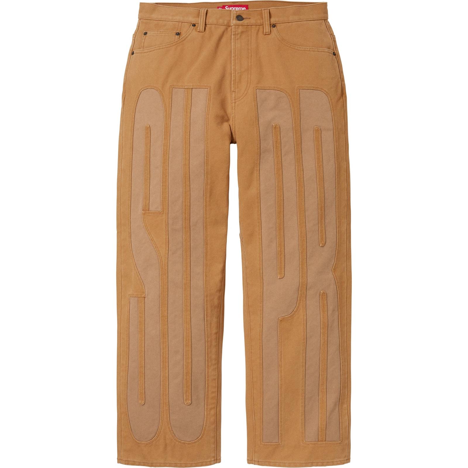 Inset Spellout Baggy Jean