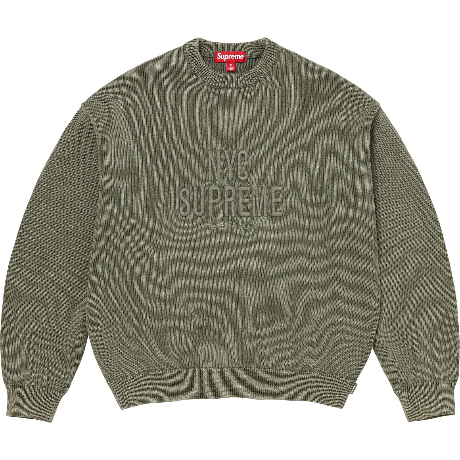 Overdyed Raised Sweater