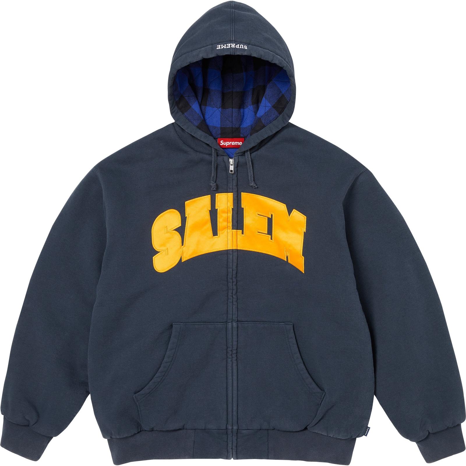 Supreme/SALEM Zip Up Hooded Sweatshirt