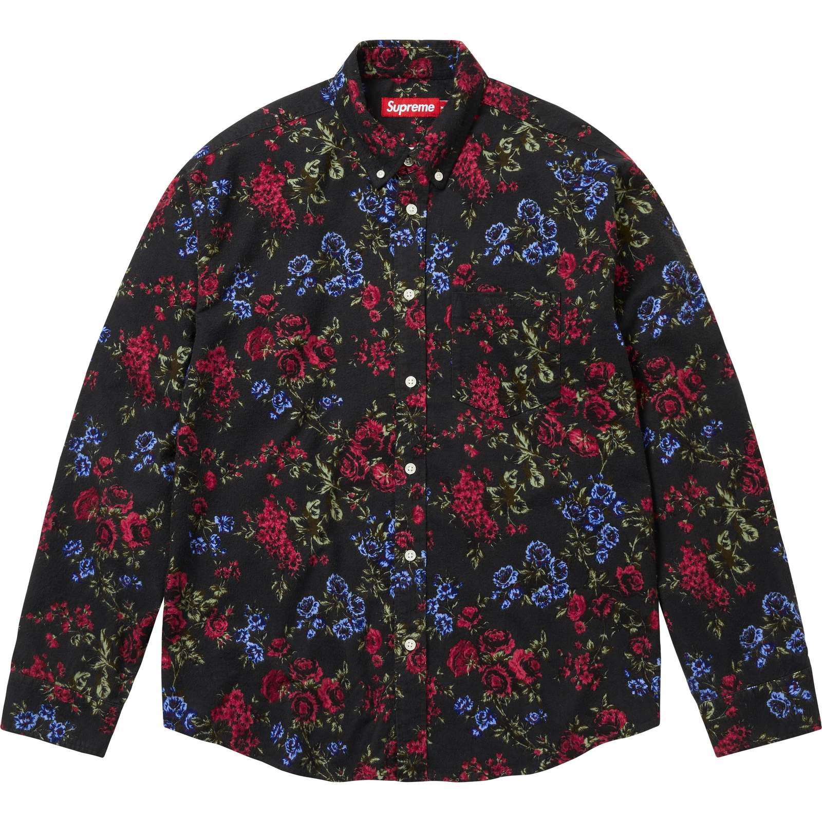 Floral Flannel Shirt