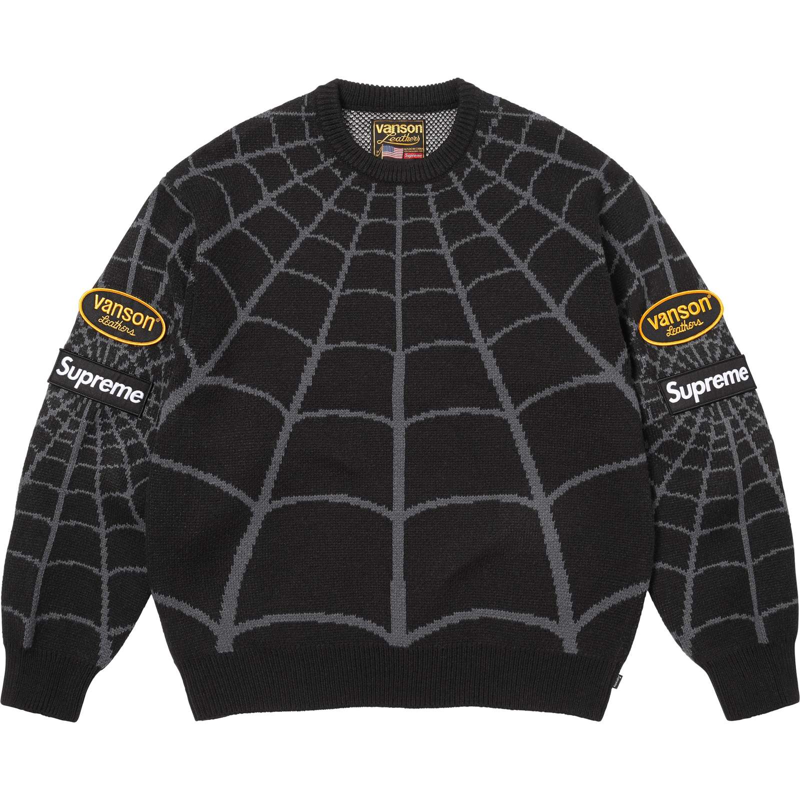 Supreme®/Vanson Leathers® Spider-Man Sweater