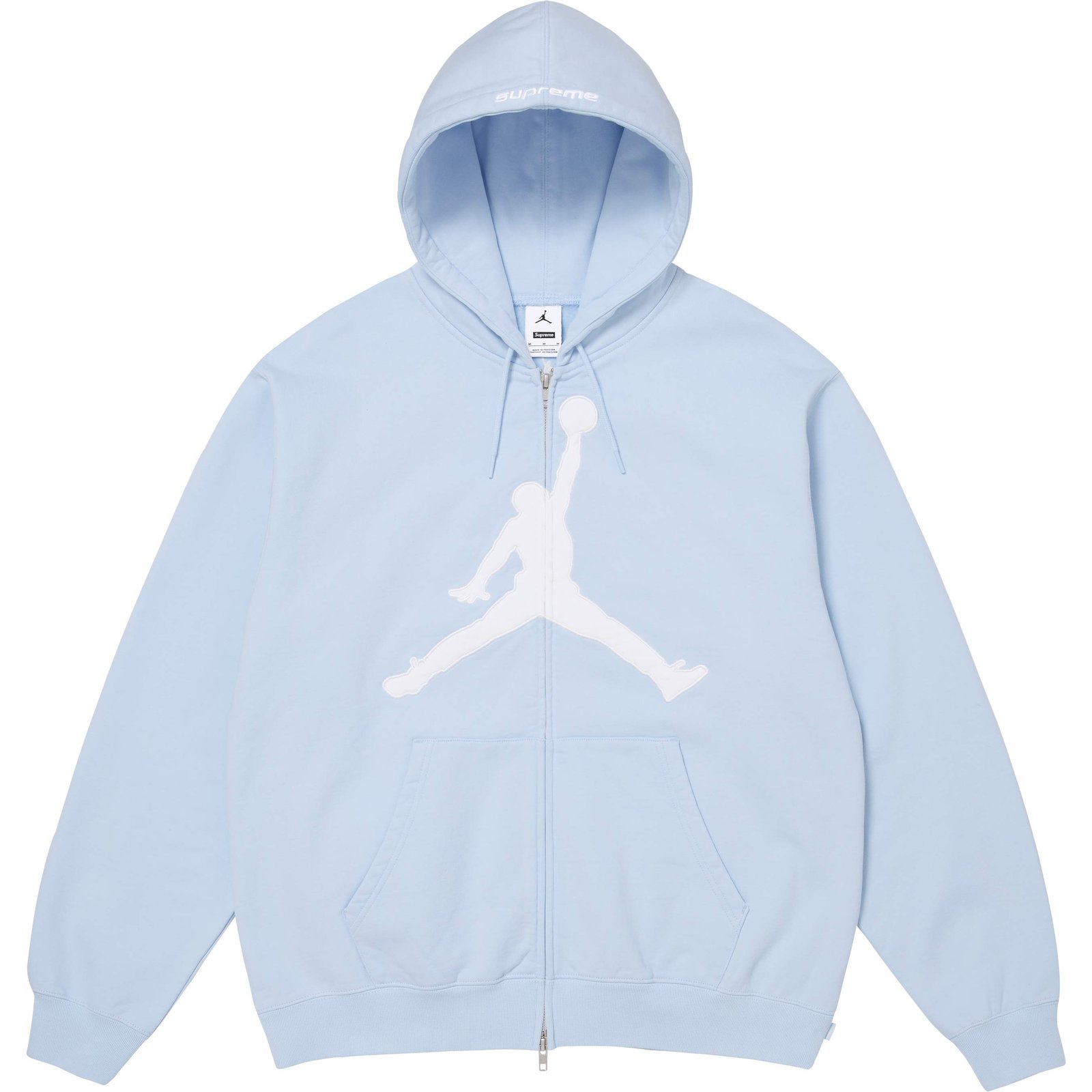 Supreme®/Jordan® Zip Up Hooded Sweatshirt