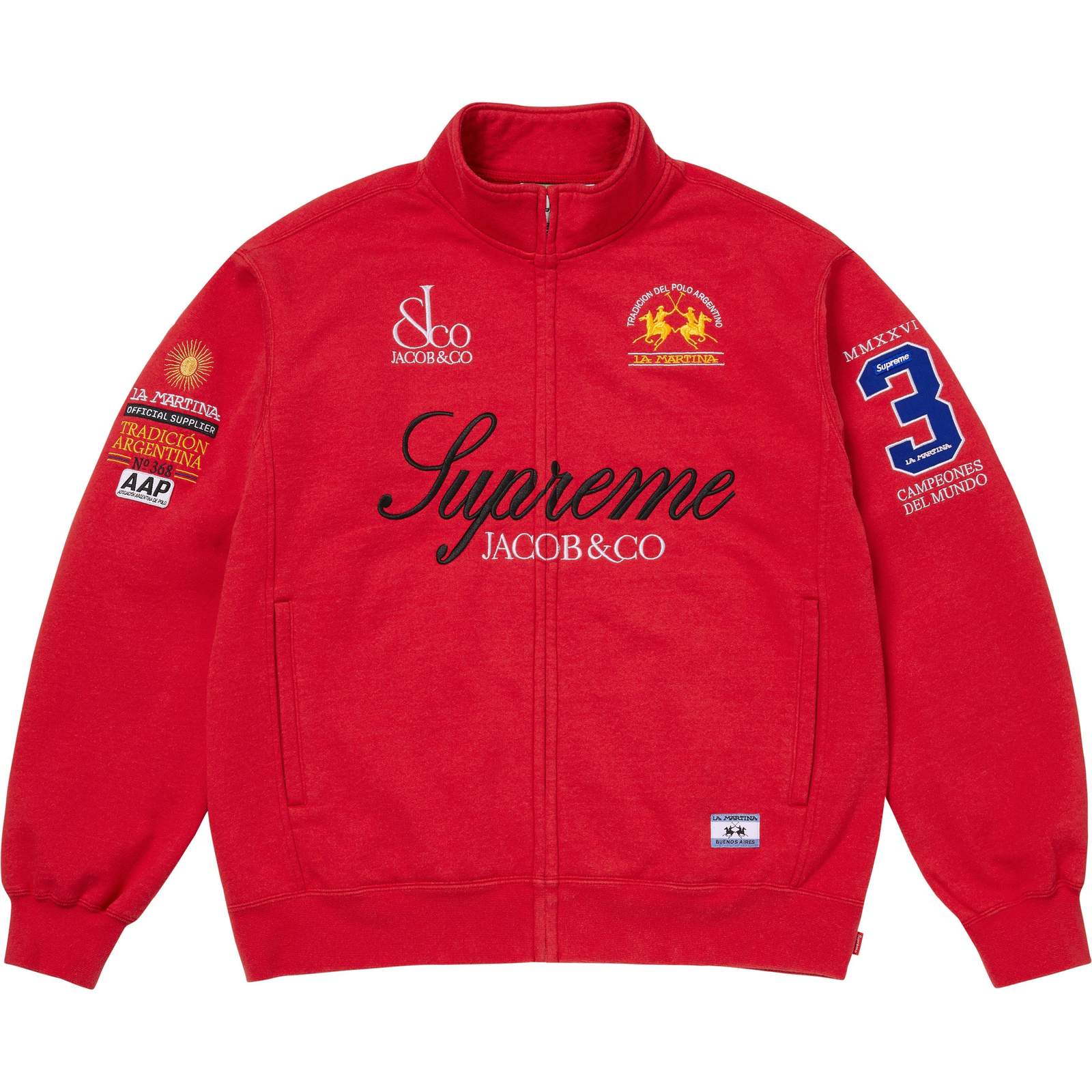 Supreme®/La Martina/Jacob & Co Zip Up Sweatshirt