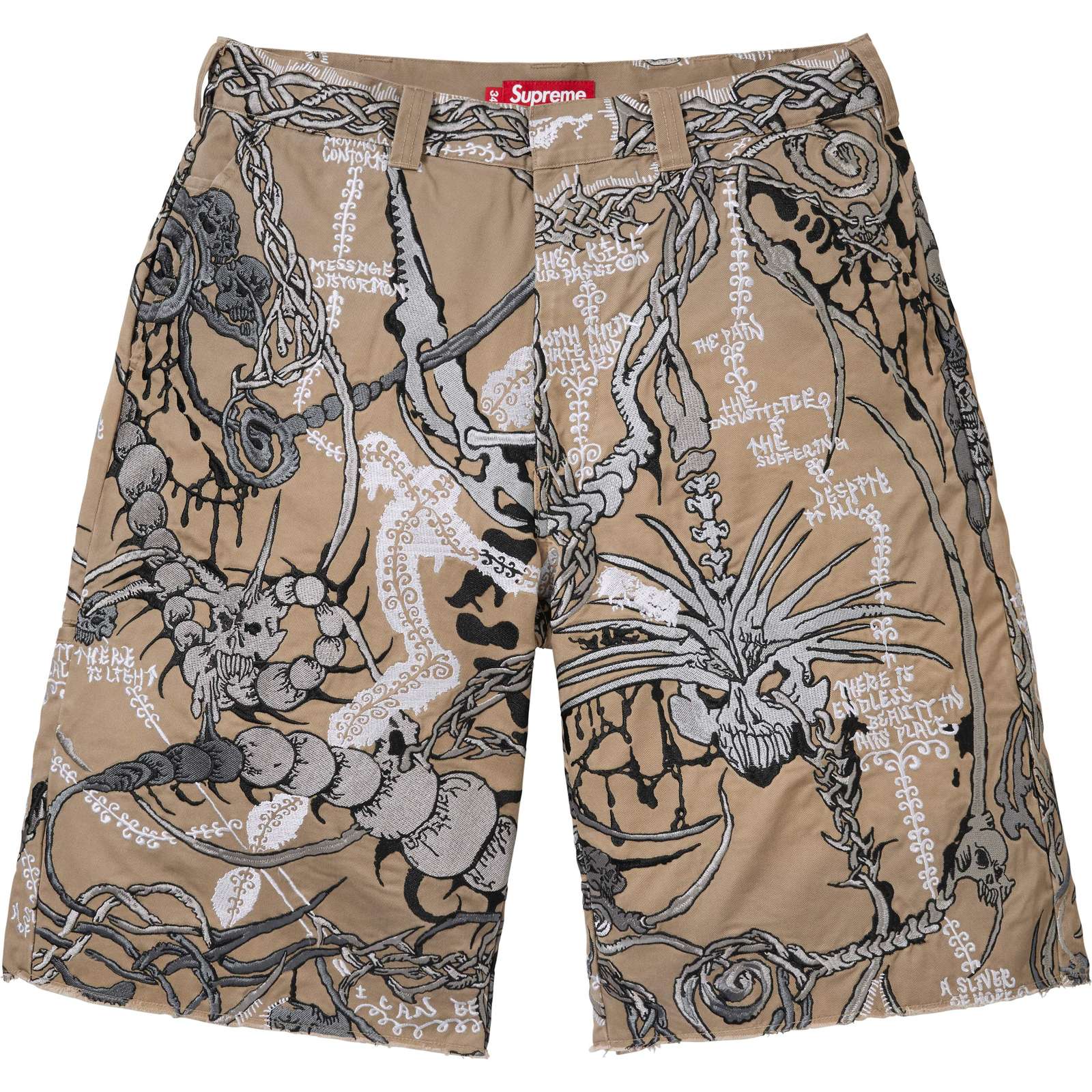 Wombat Embroidered Work Short