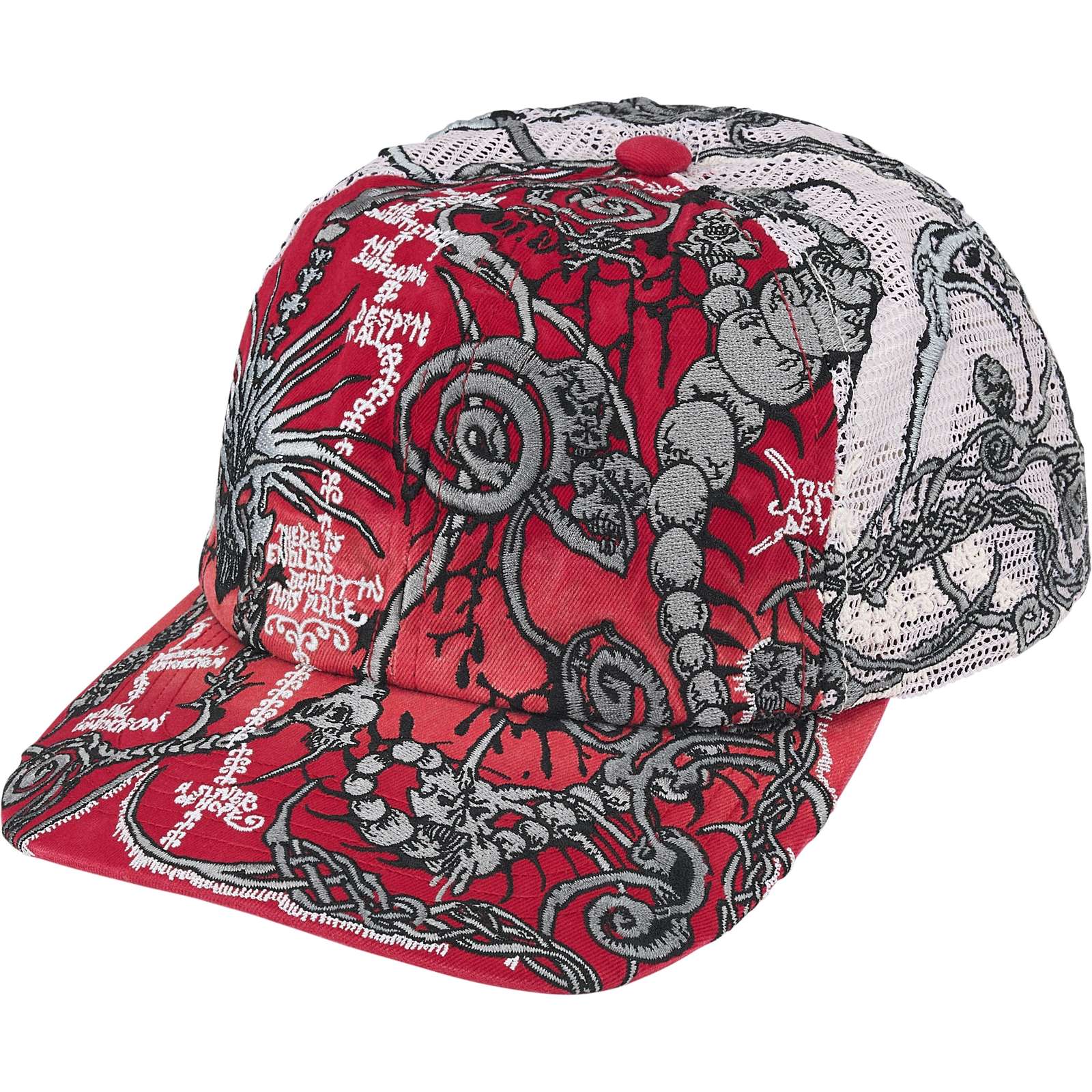 Wombat Embroidered Mesh Back 6-Panel
