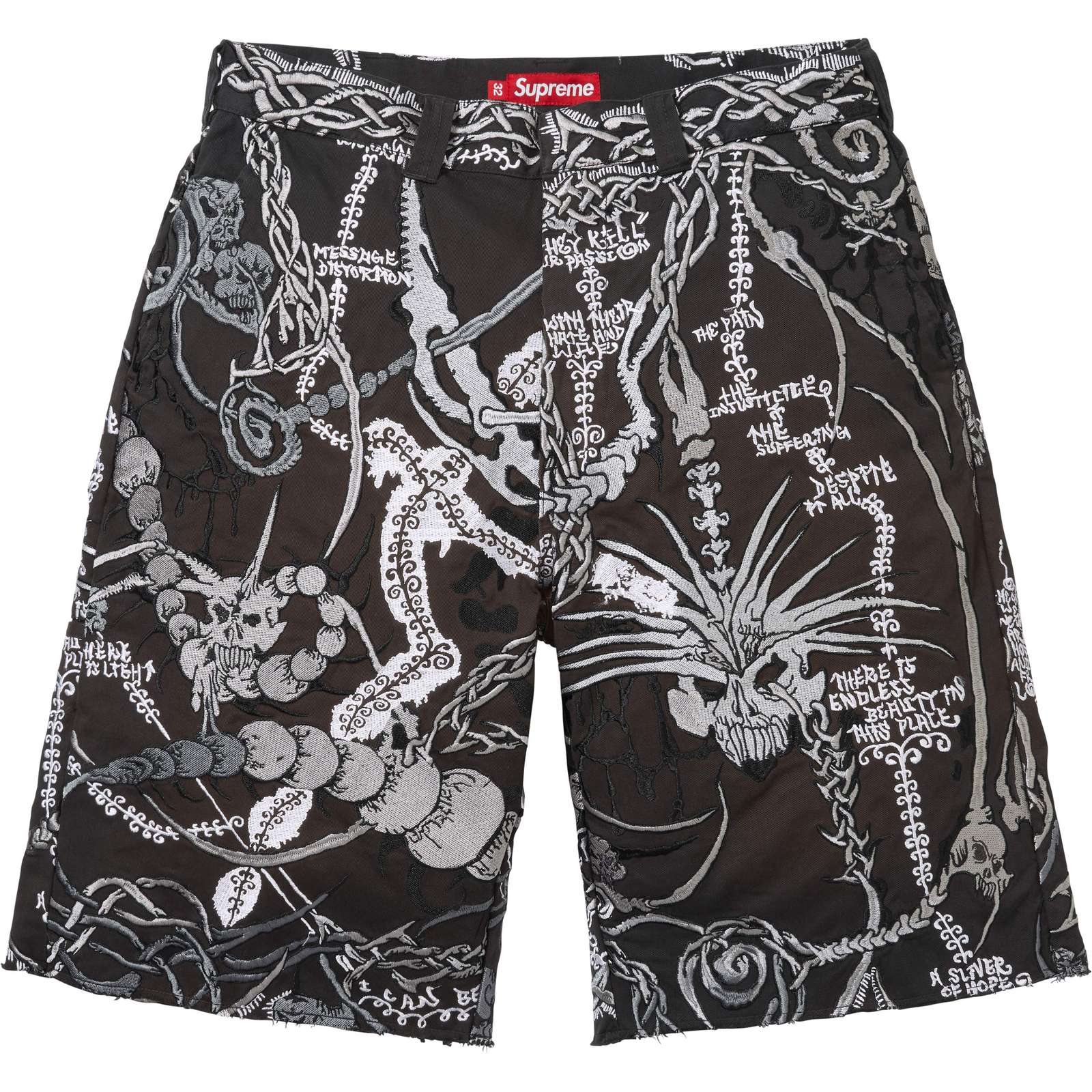 Wombat Embroidered Work Short