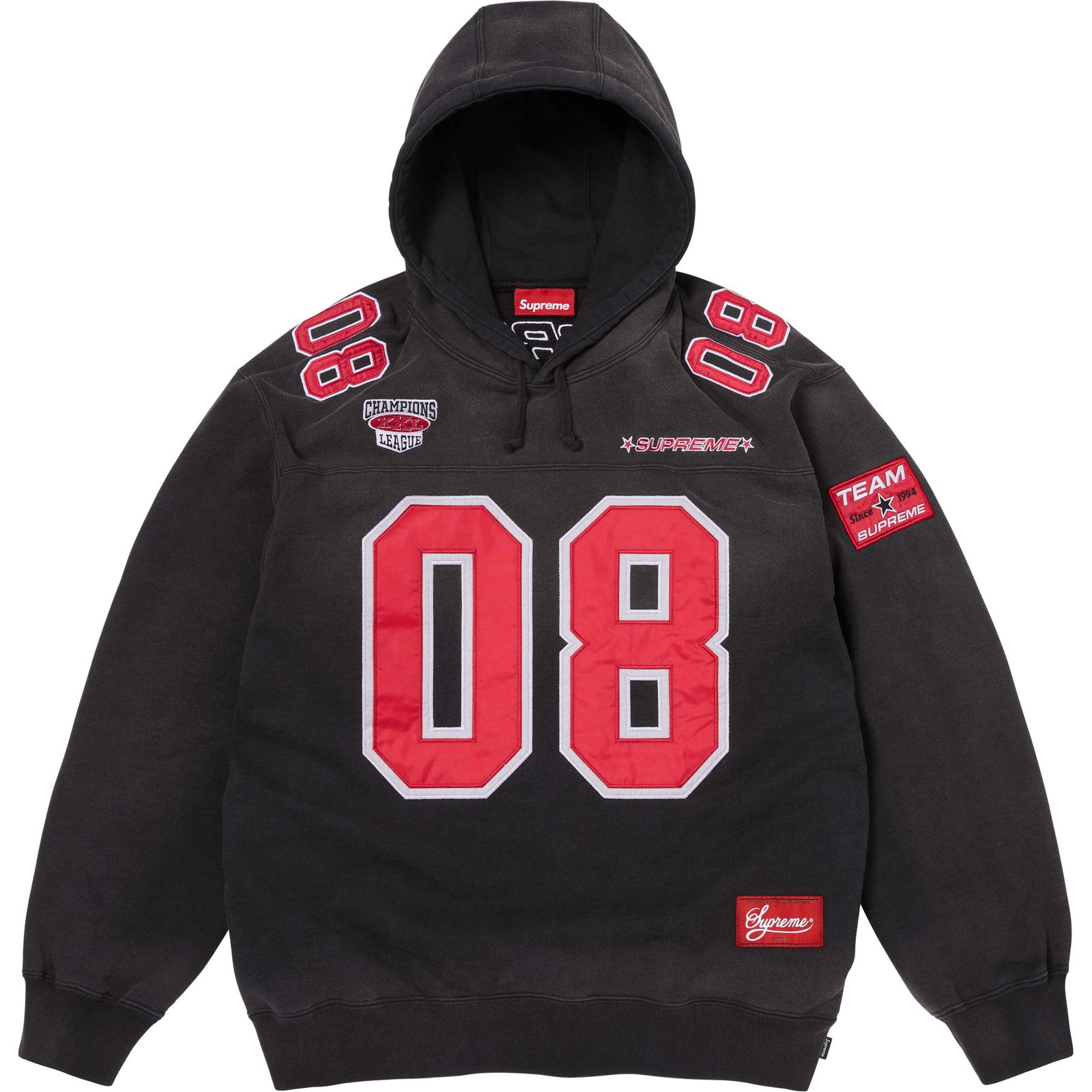 Football Jersey Hooded Sweatshirt