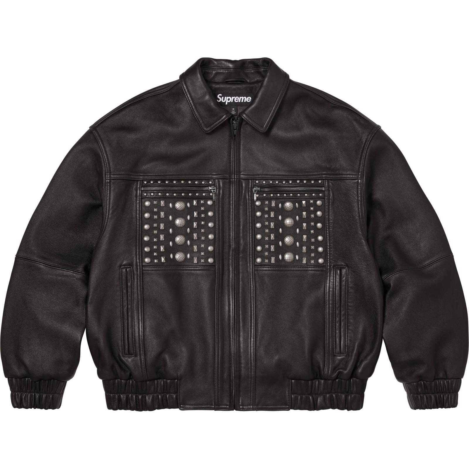 Multi Studded Leather Jacket