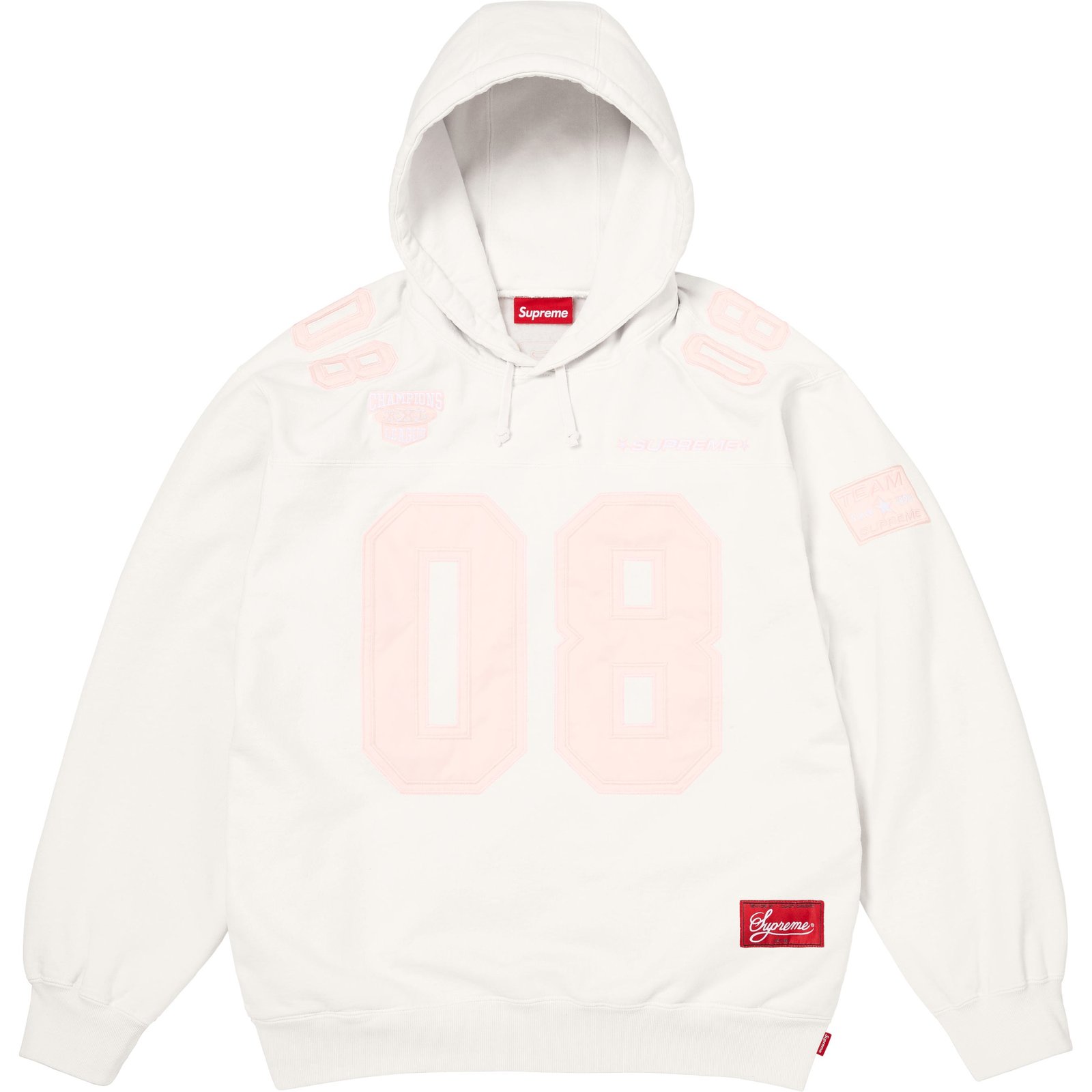 Football Jersey Hooded Sweatshirt