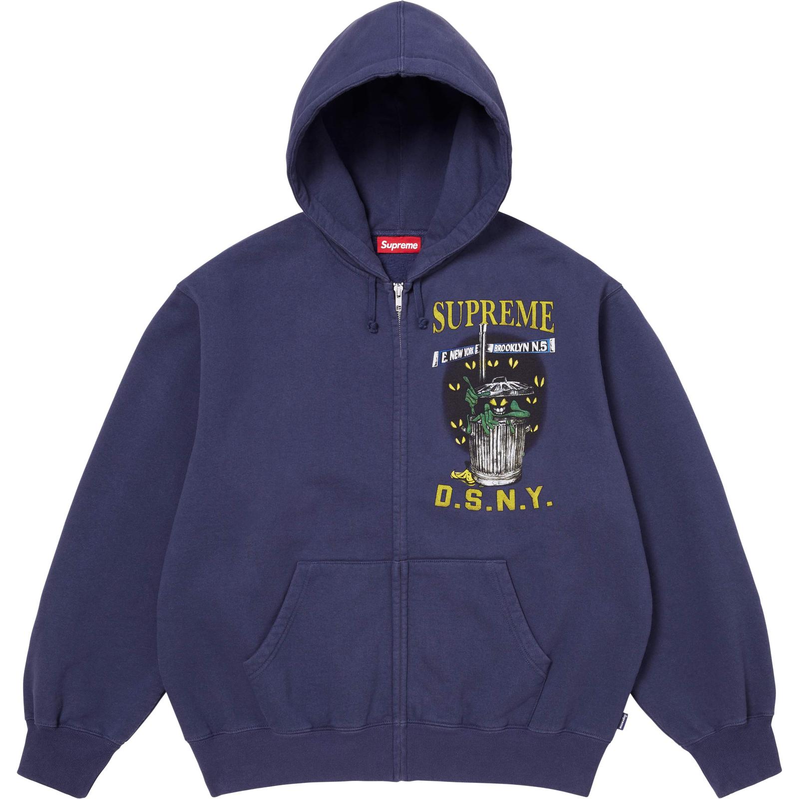 Supreme/DSNY Zip Up Hooded Sweatshirt