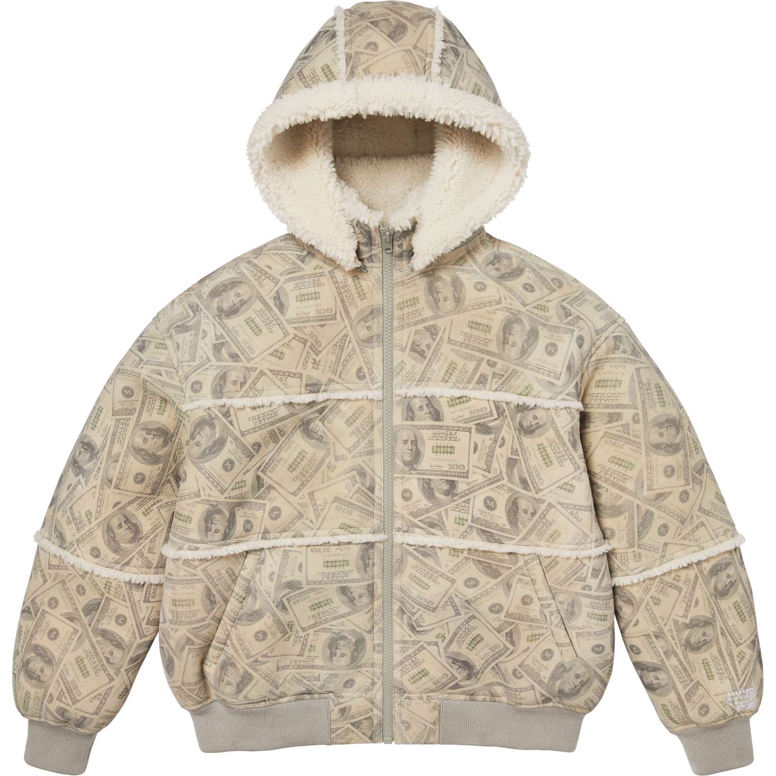 Supreme®/MM6 Maison Margiela Hooded Shearling Bomber Jacket