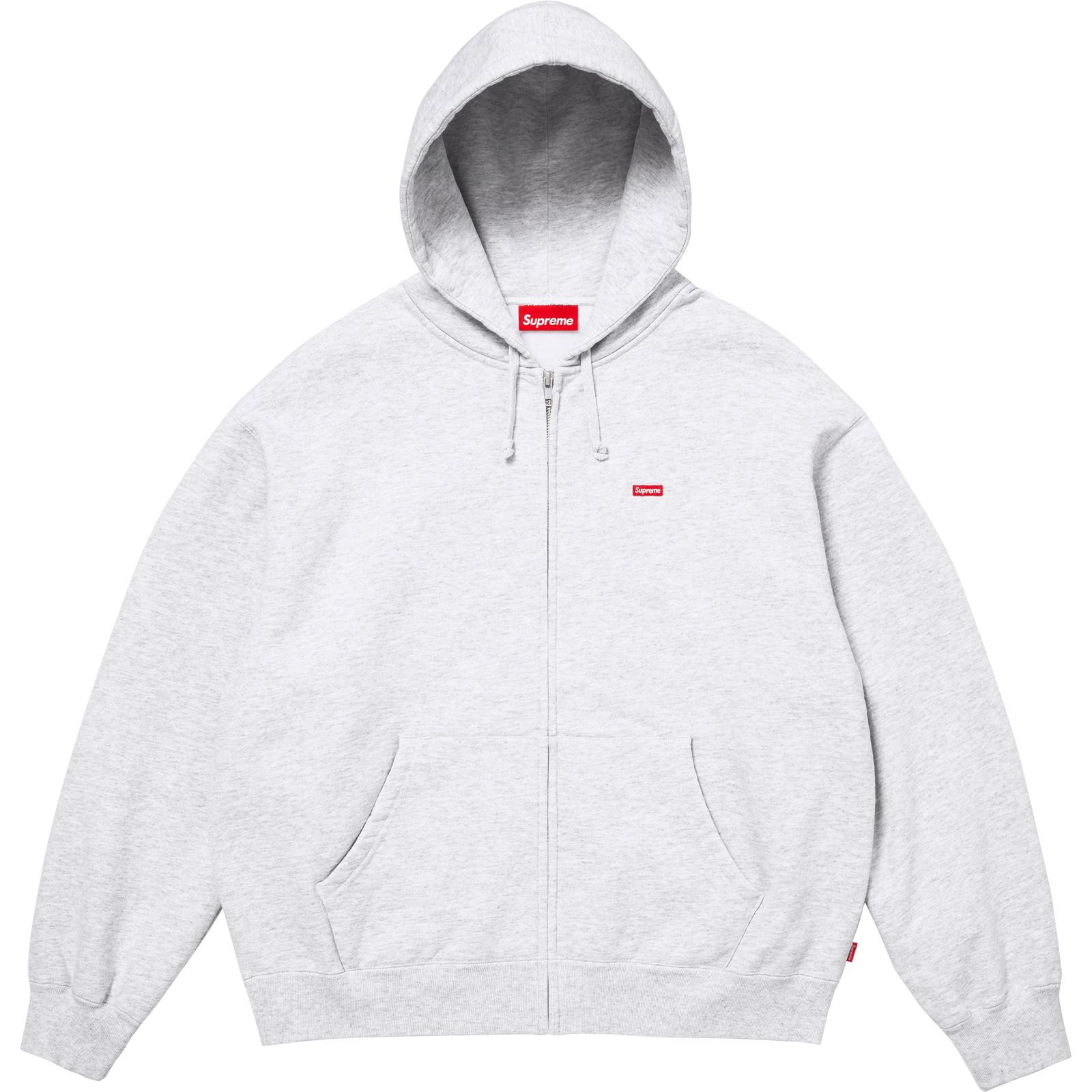 Small Box Zip Up Hooded Sweatshirt