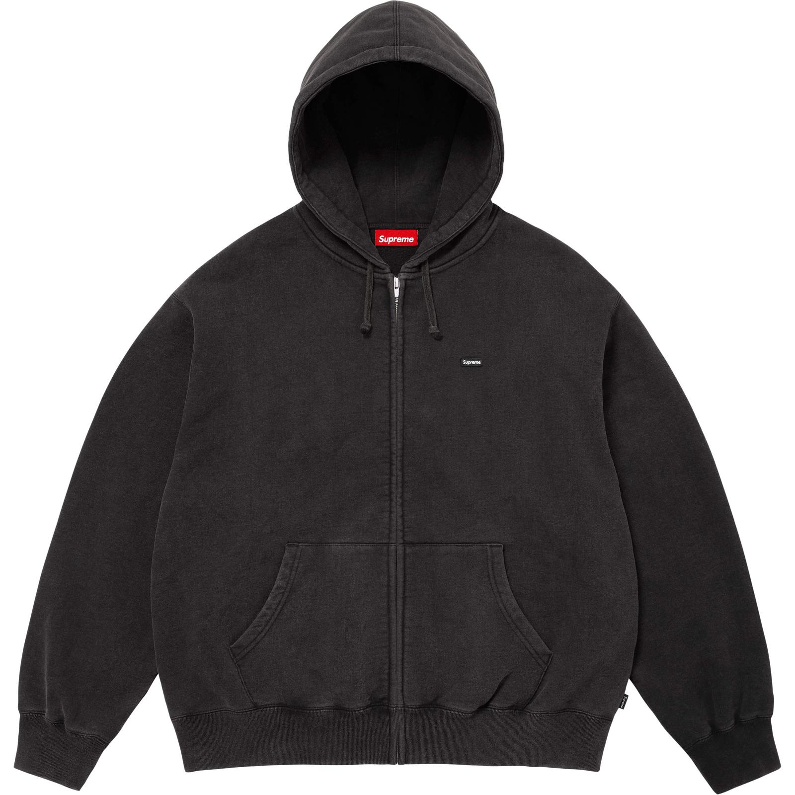 Small Box Zip Up Hooded Sweatshirt