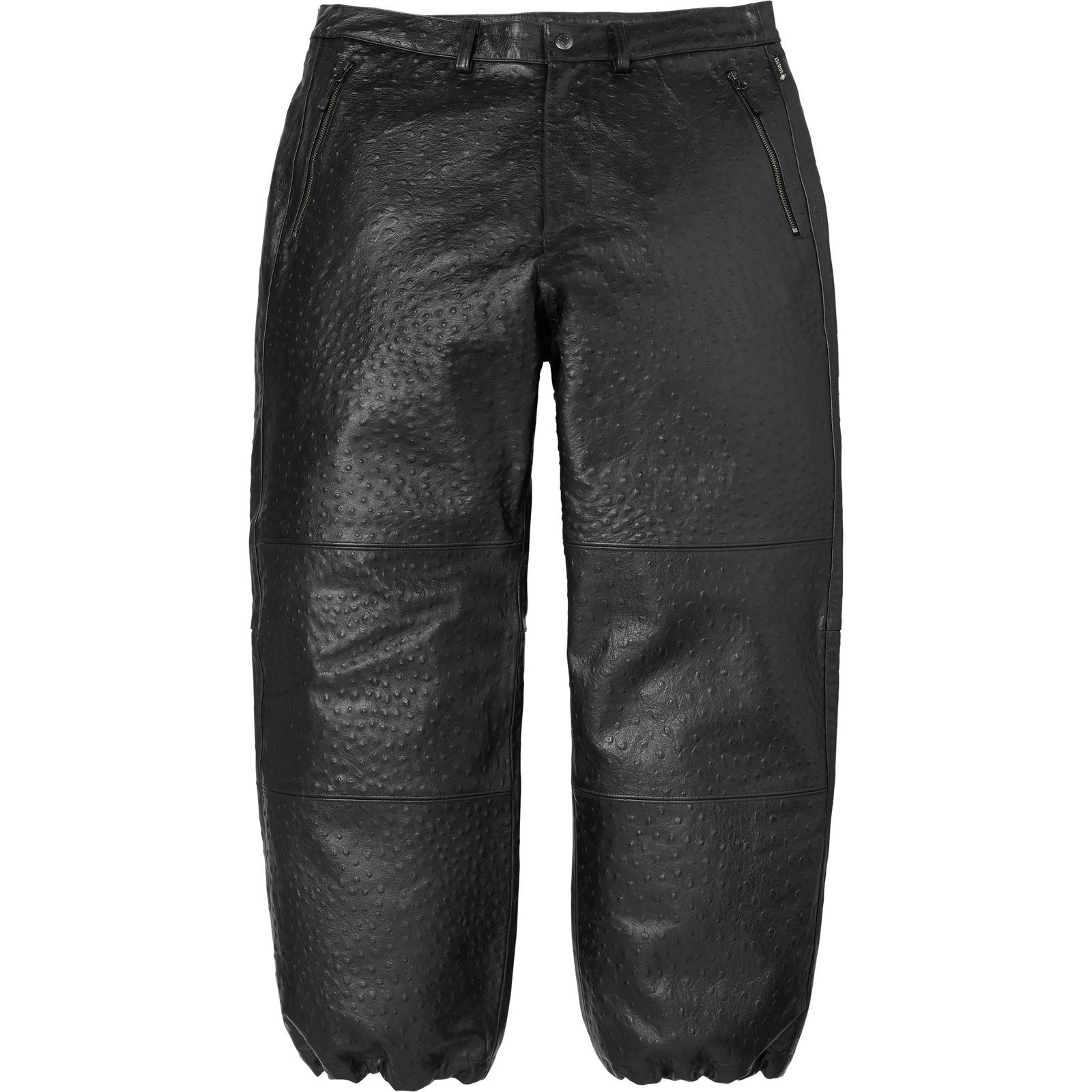 GORE-TEX Ostrich Embossed Leather Pant