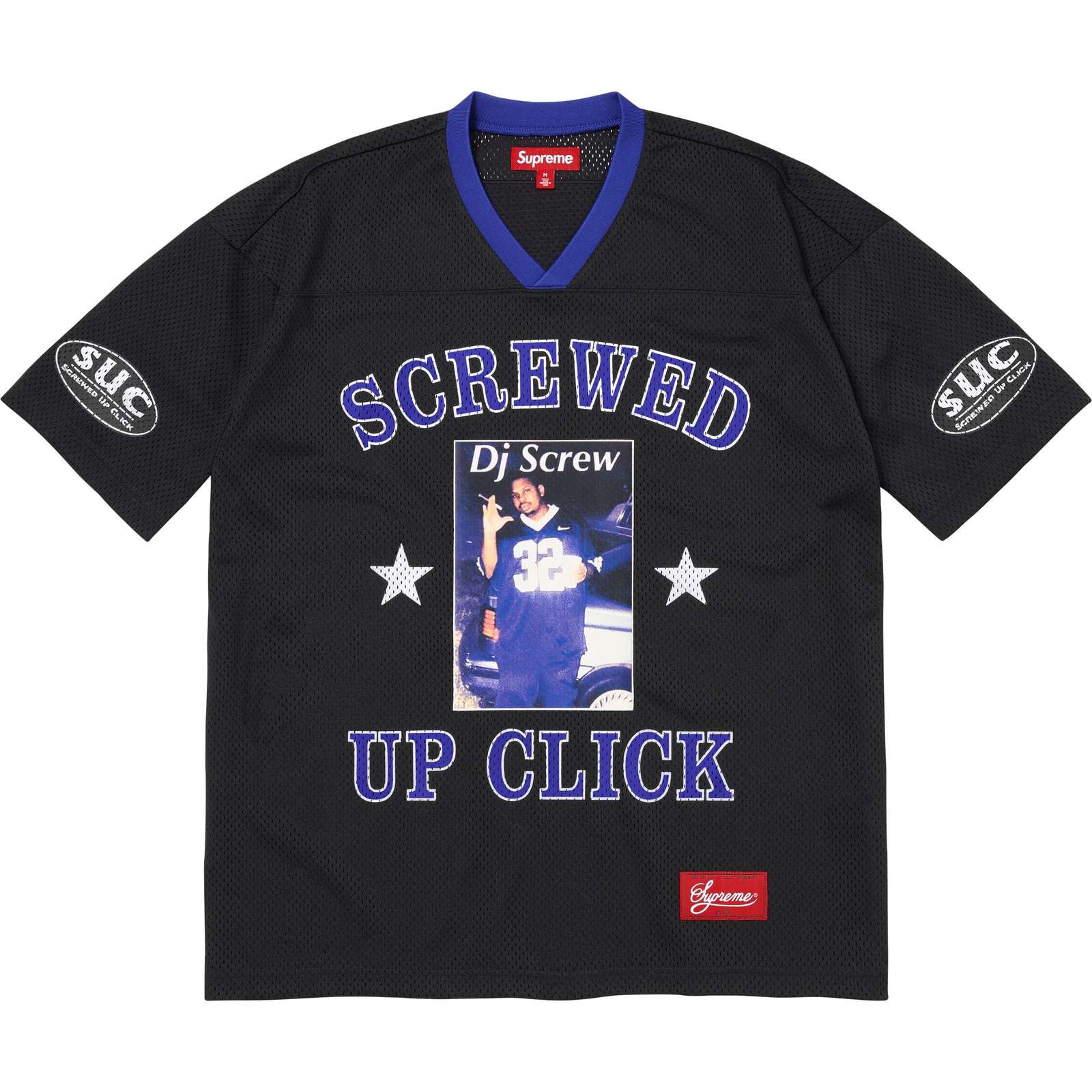 Supreme/DJ Screw Football Jersey