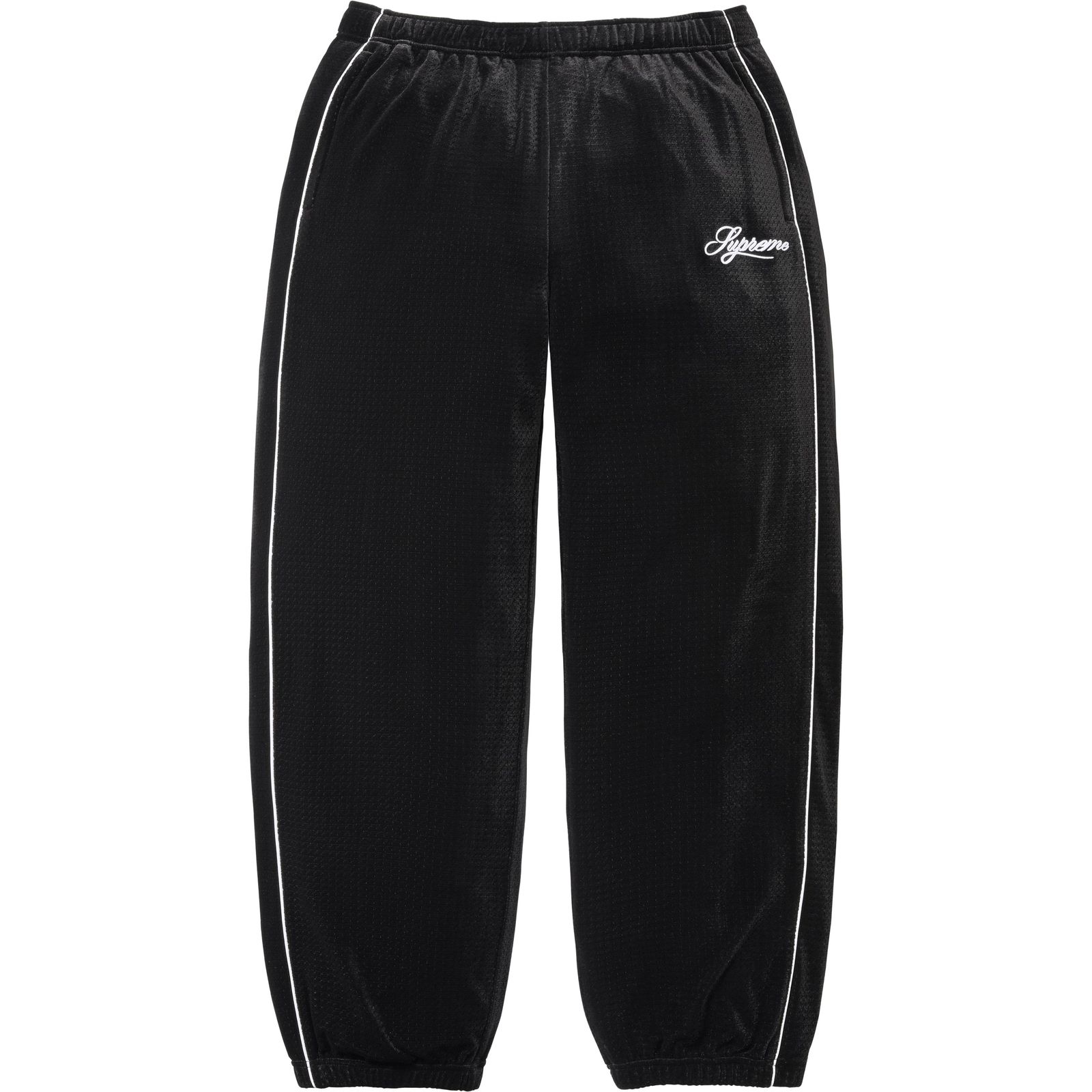 Velour Mesh Track Pant