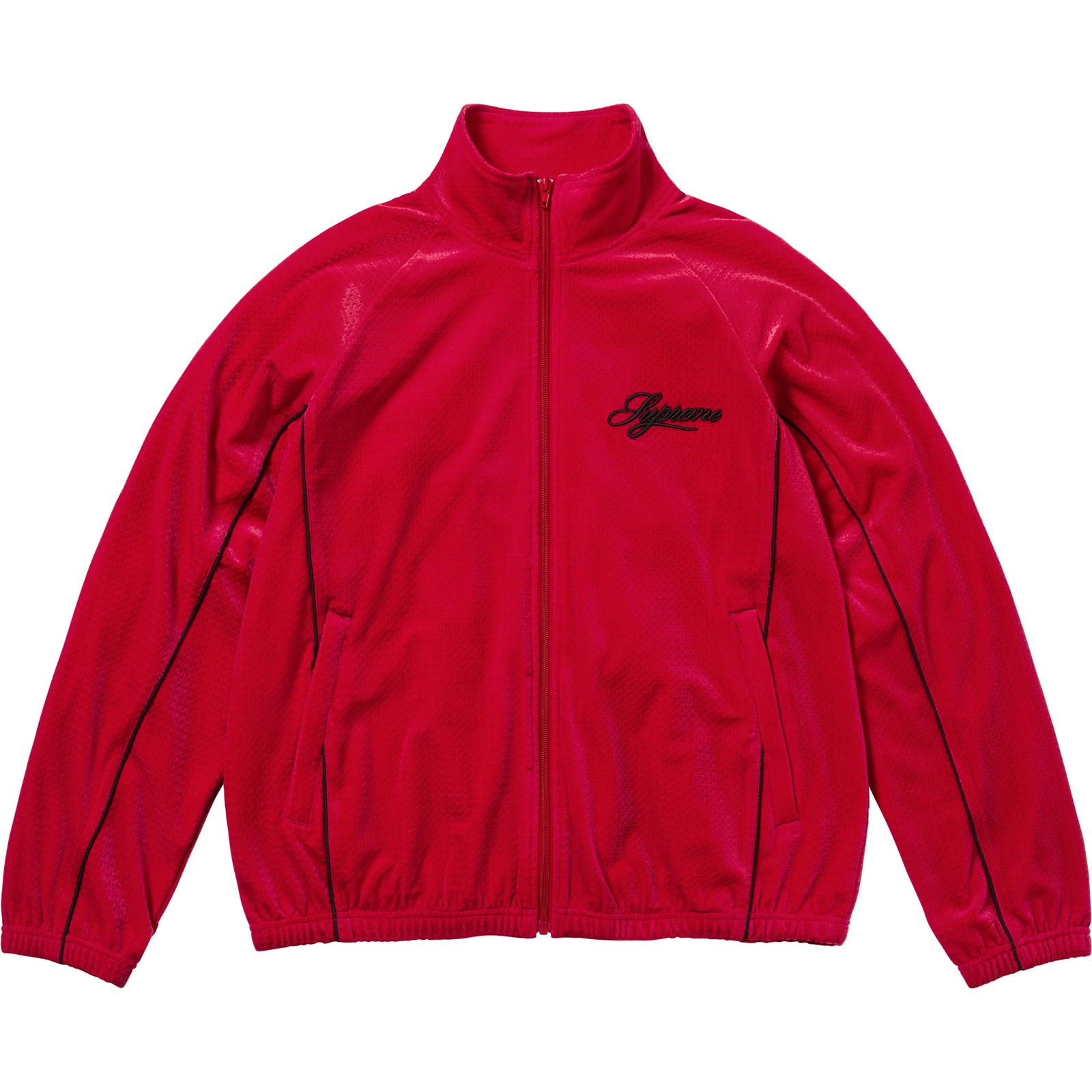 Velour Mesh Track Jacket
