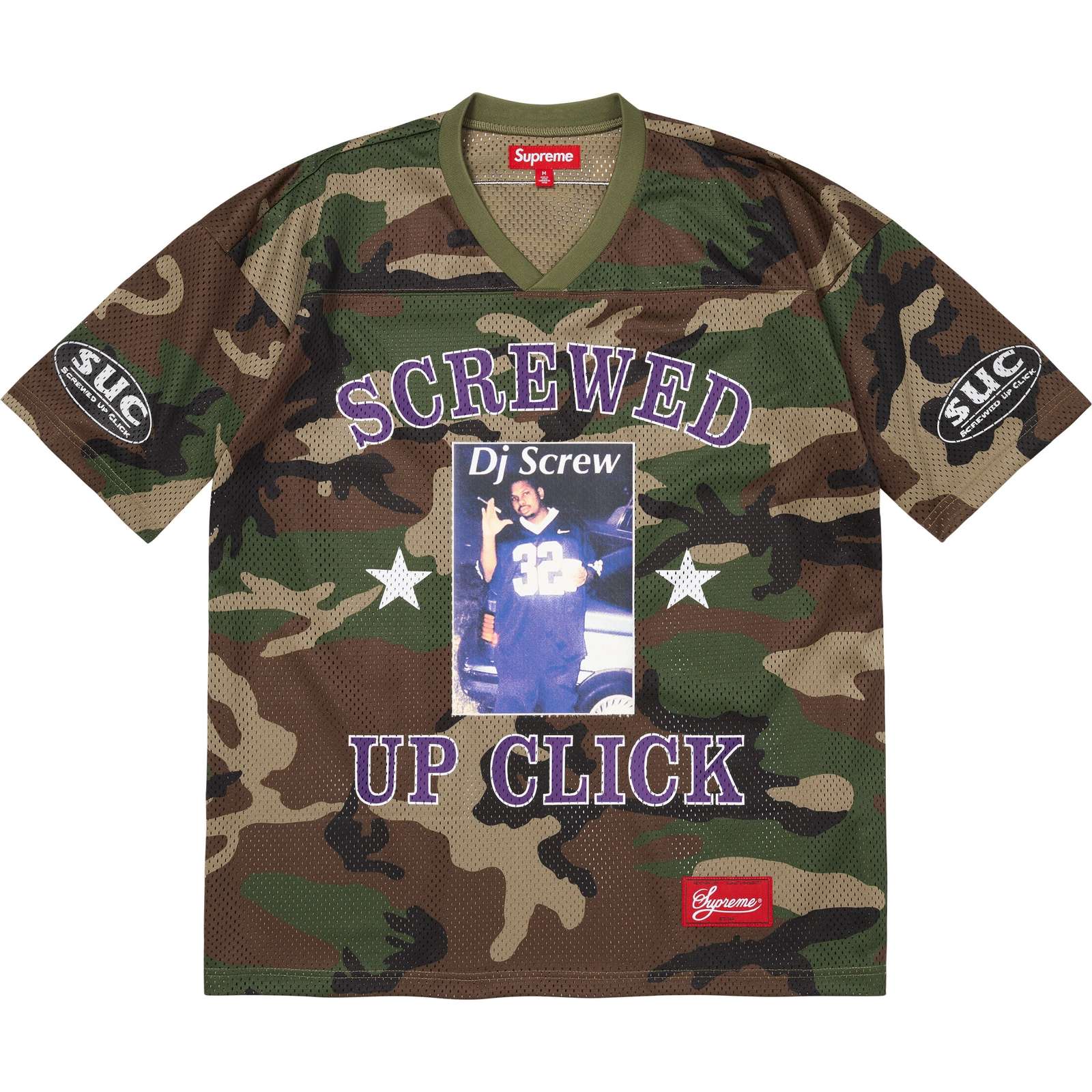 Supreme/DJ Screw Football Jersey