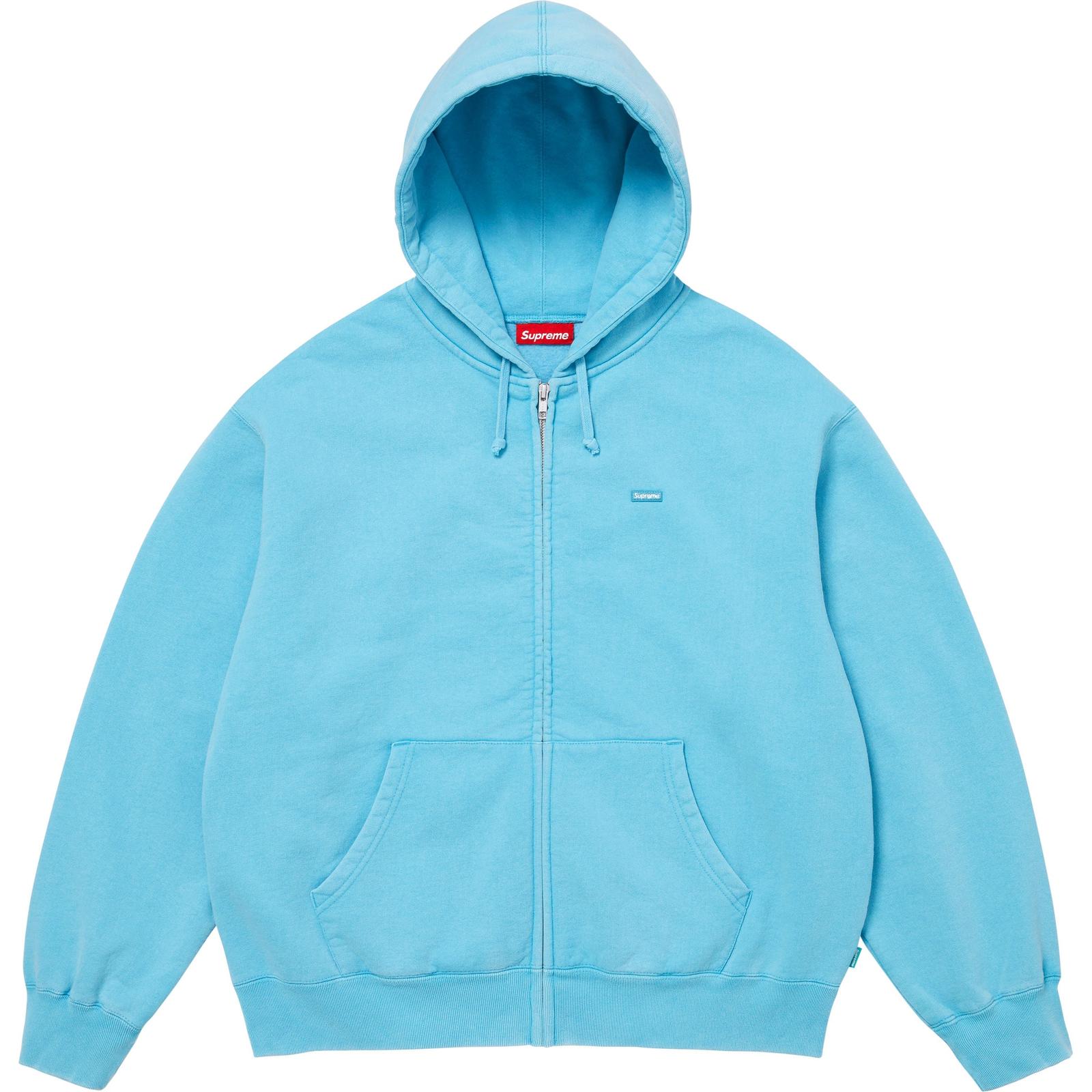 Small Box Zip Up Hooded Sweatshirt
