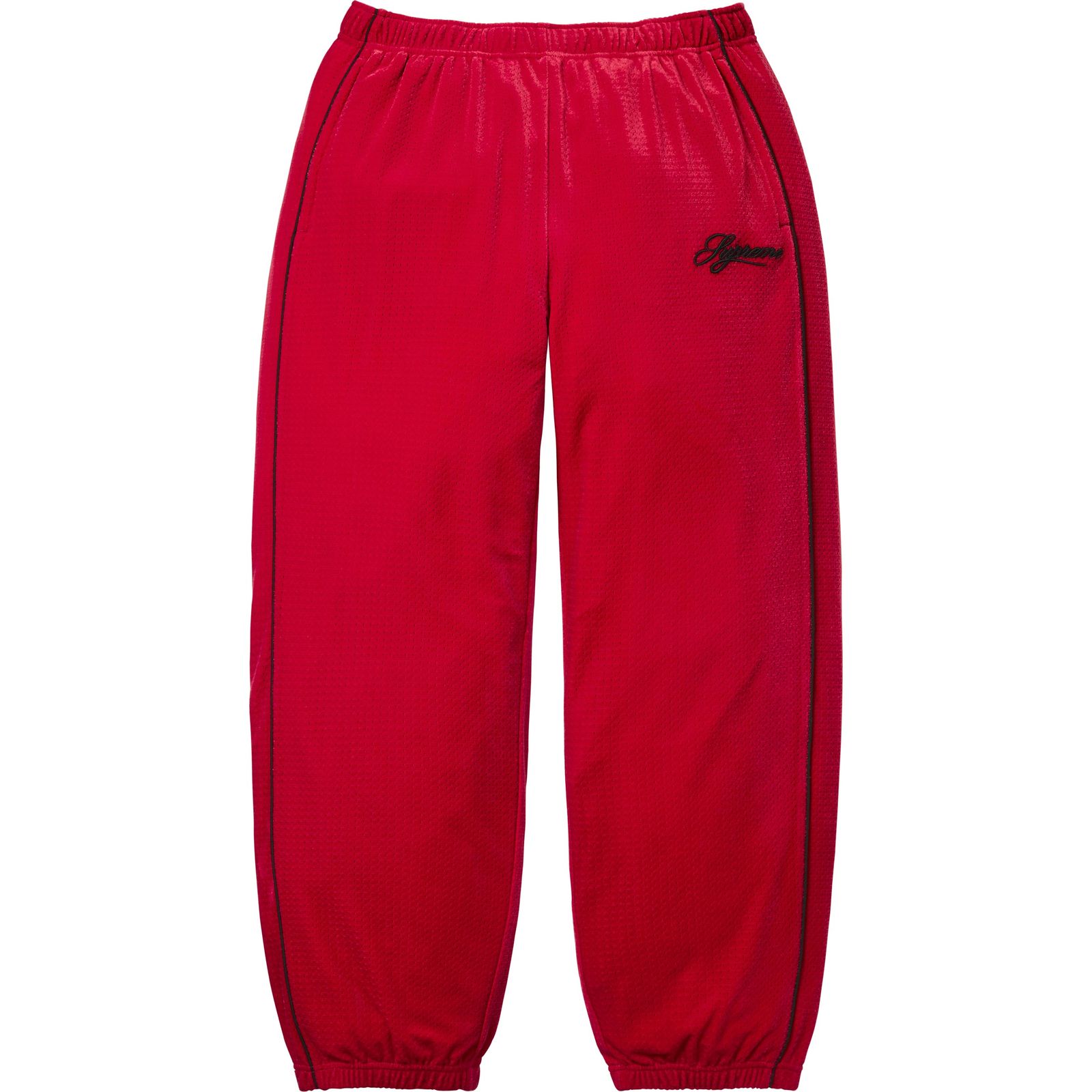 Velour Mesh Track Pant