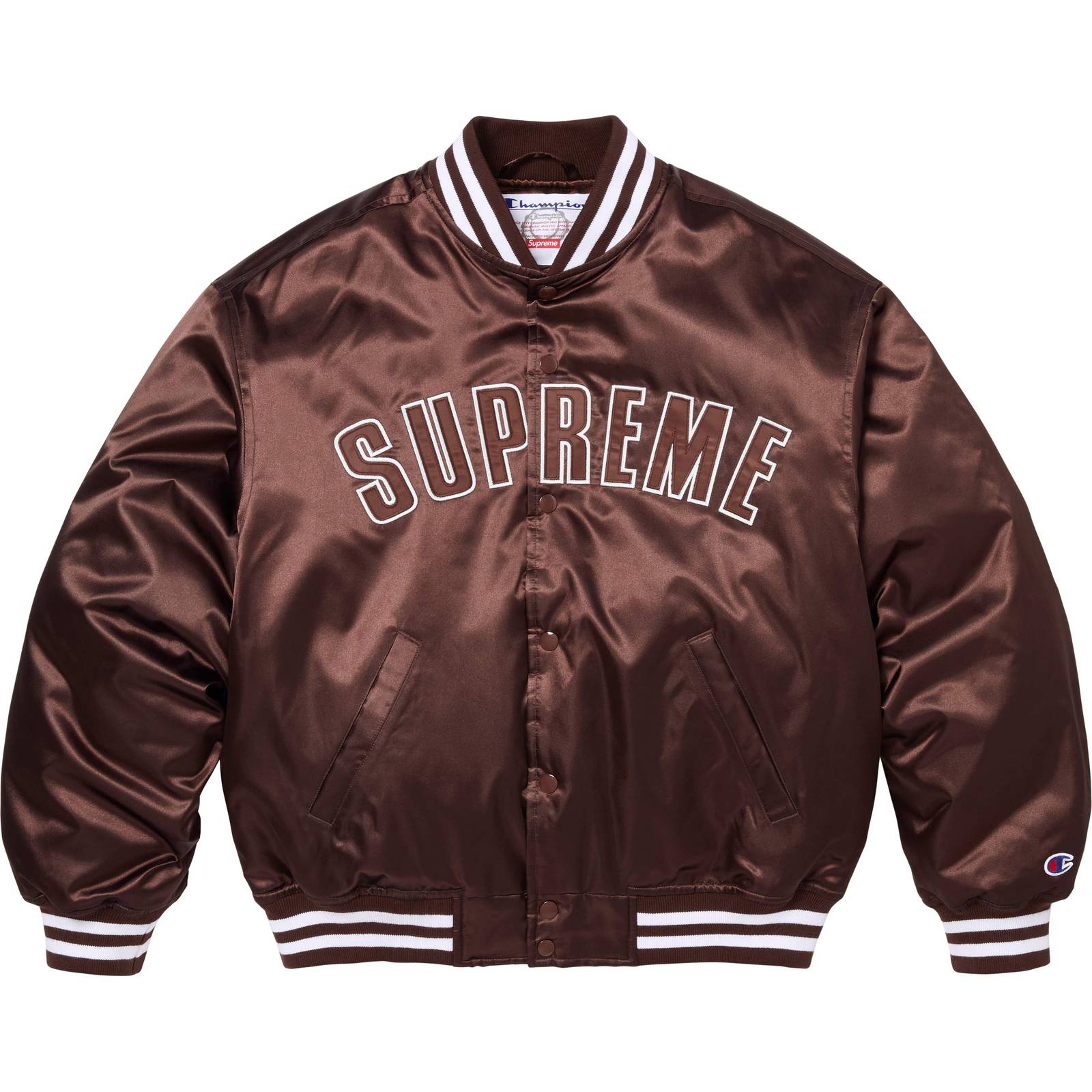 Supreme®/Champion® Satin Varsity Jacket