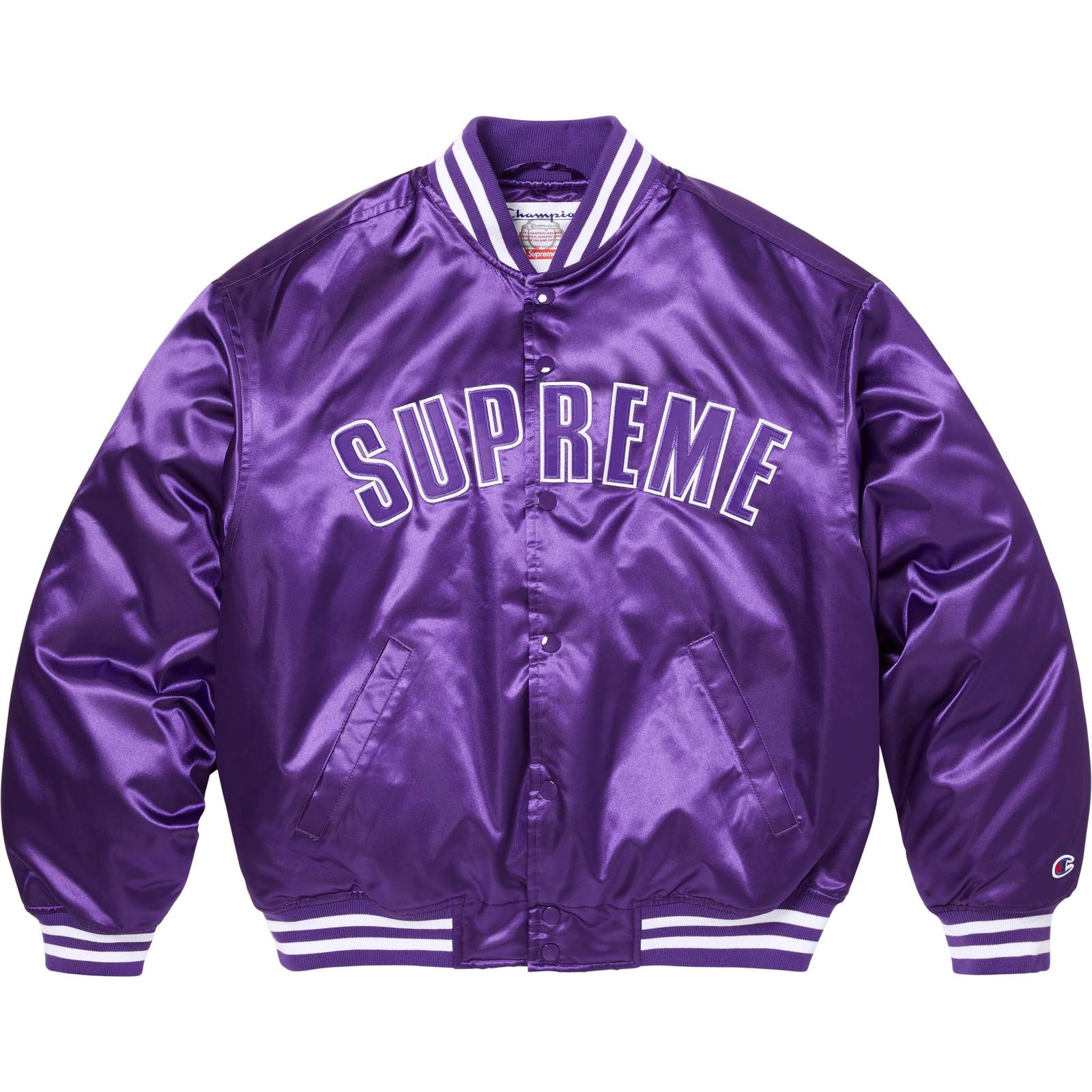 Supreme®/Champion® Satin Varsity Jacket