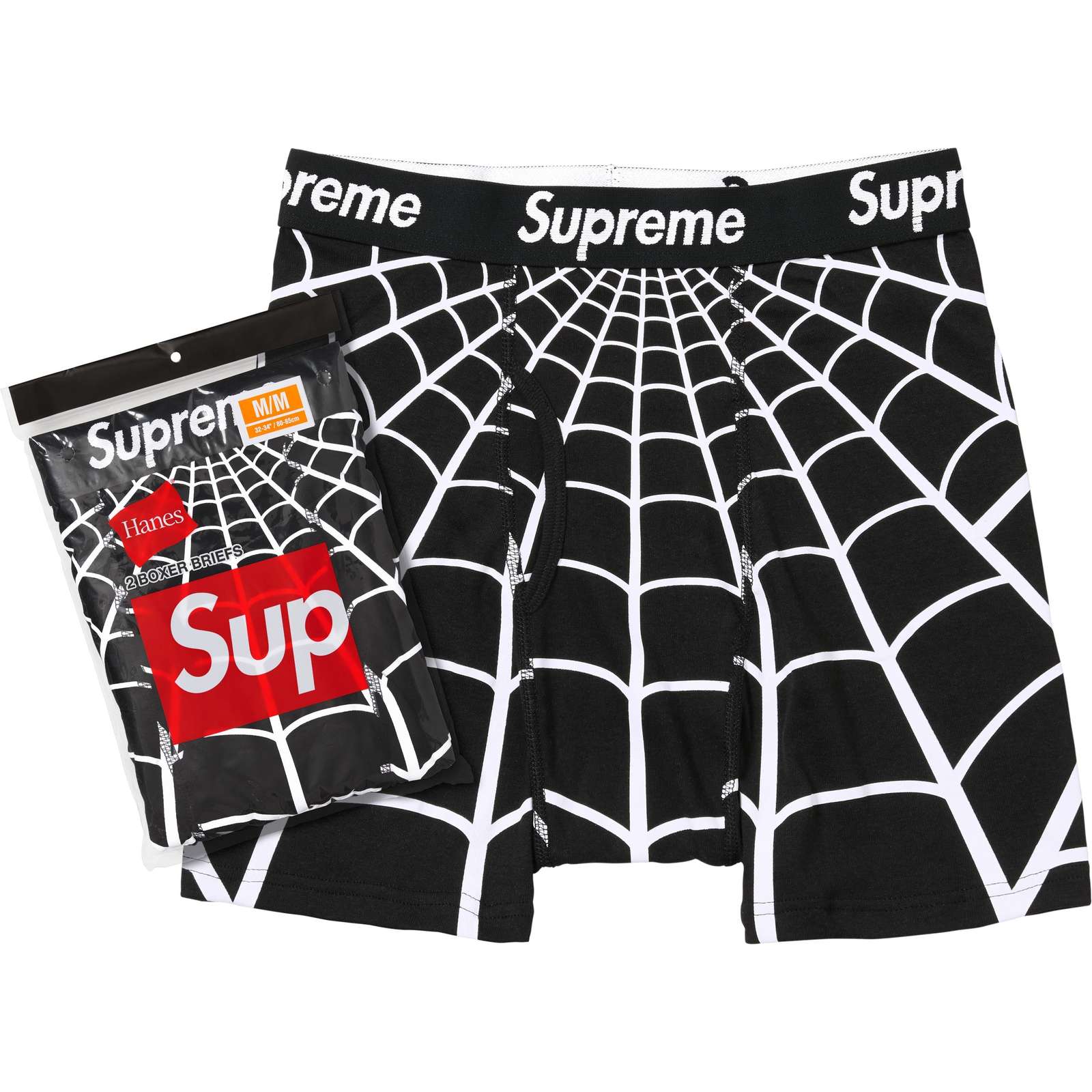 Supreme®/Hanes® Spider-Man Boxer Briefs (2 Pack)