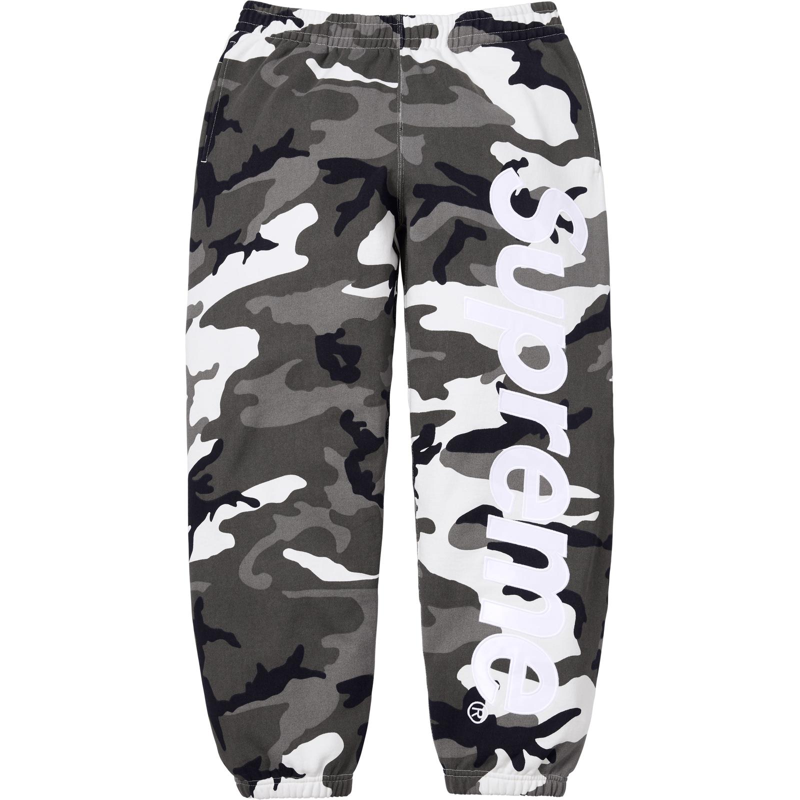 Satin Appliqué Sweatpant