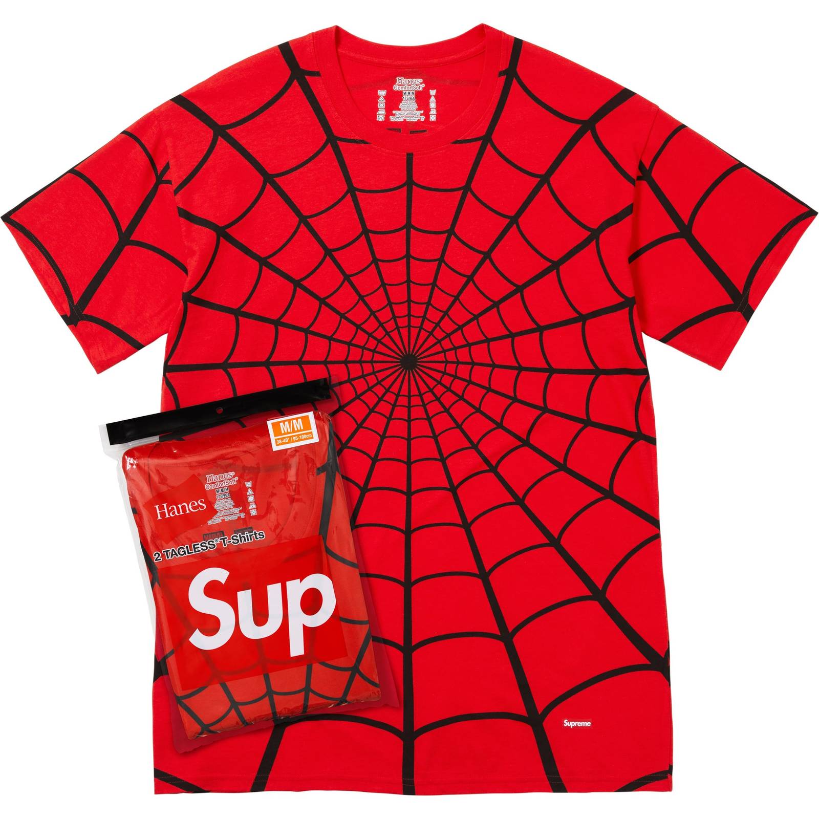 Supreme®/Hanes® Spider-Man Tagless Tees (2 Pack)