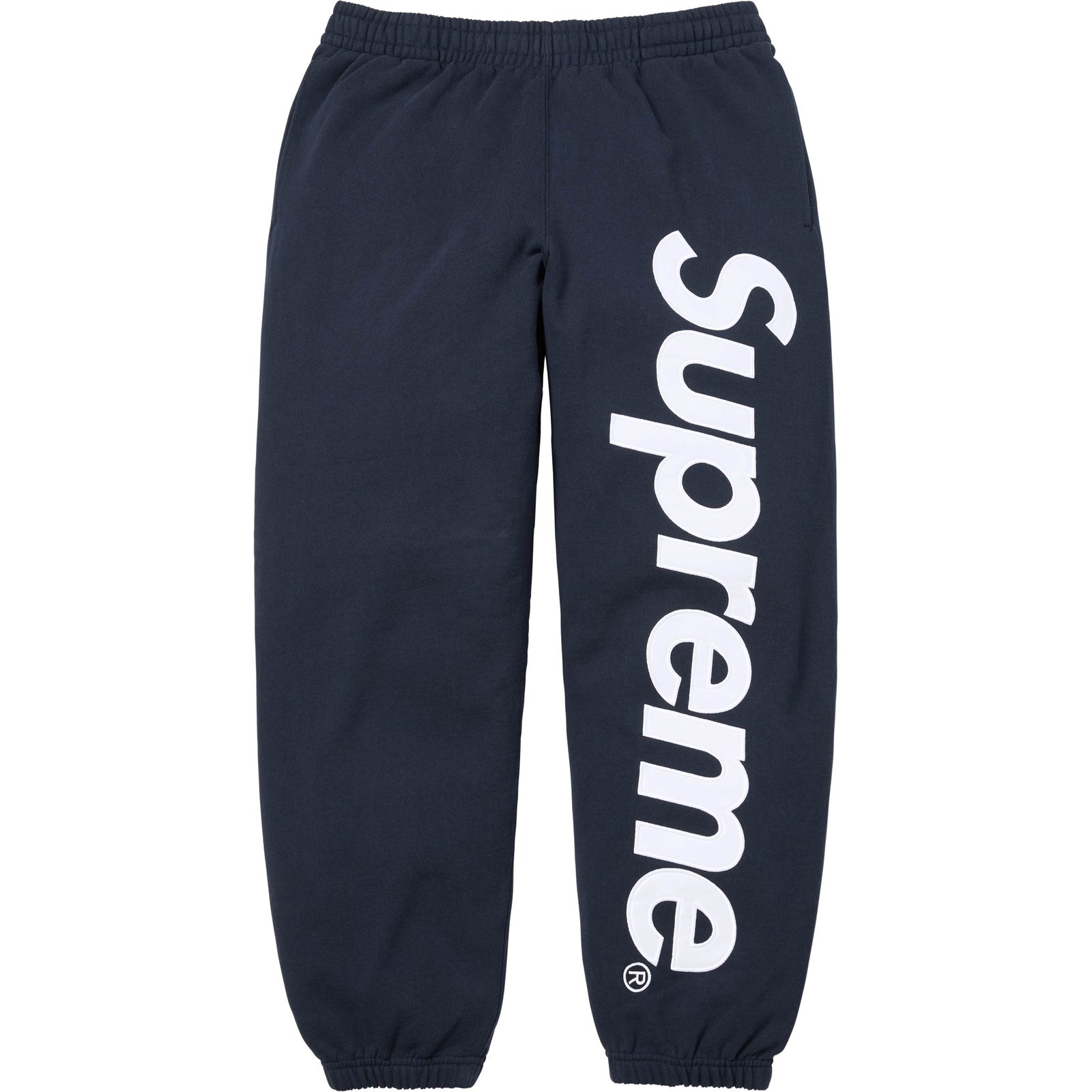 Satin Appliqué Sweatpant